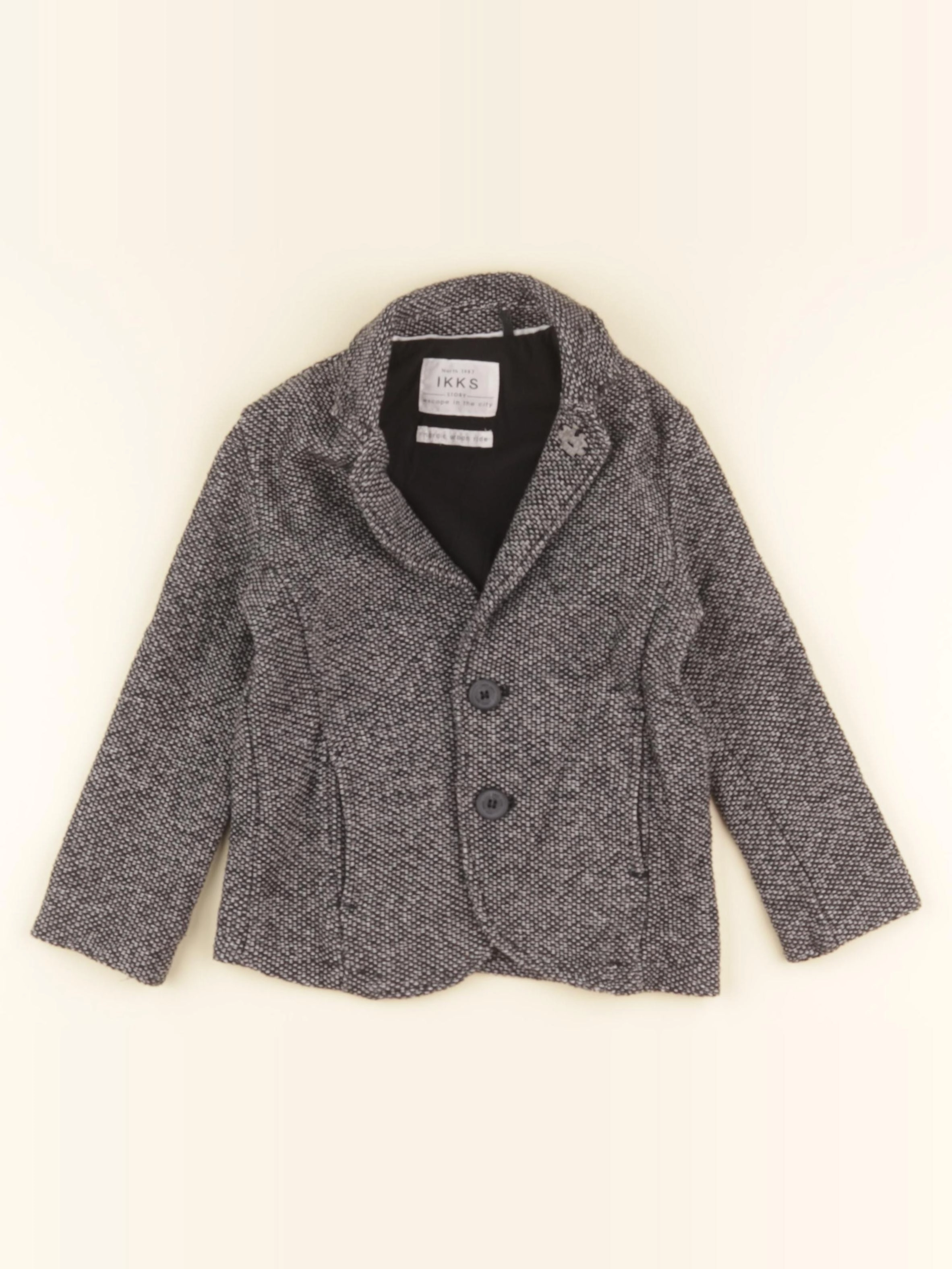 IKKS - veste noir - 4 ans