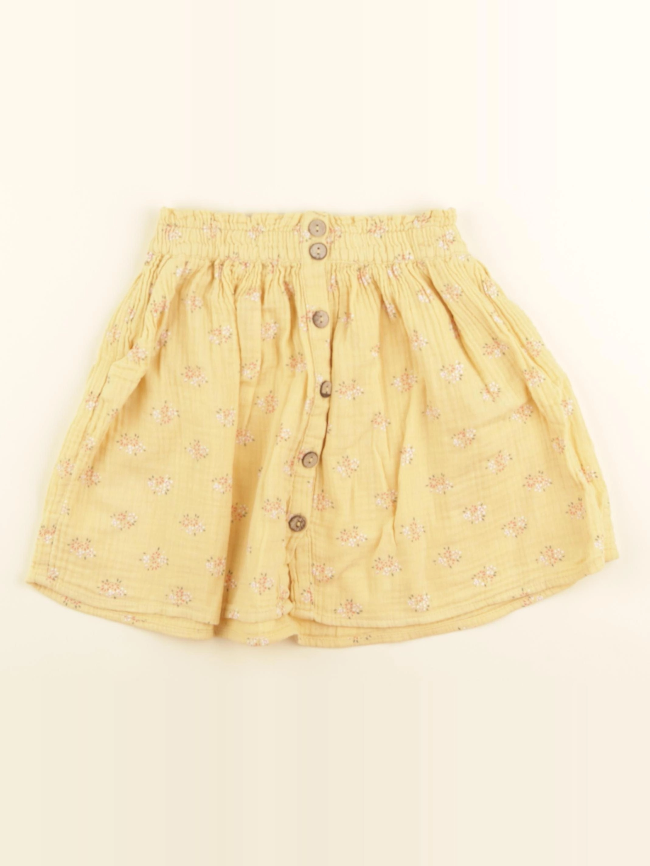 Vertbaudet - jupe jaune - 7 ans