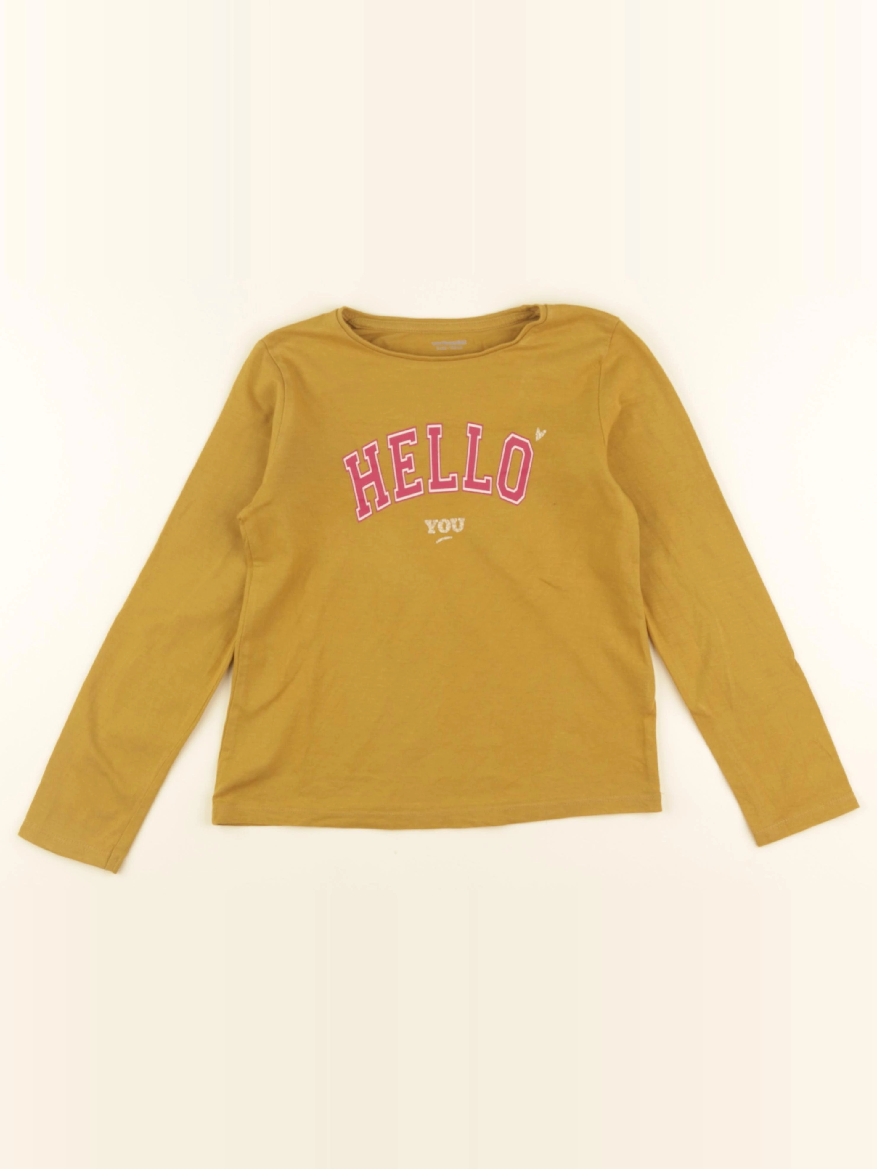 Vertbaudet - tee-shirt jaune - 8 ans