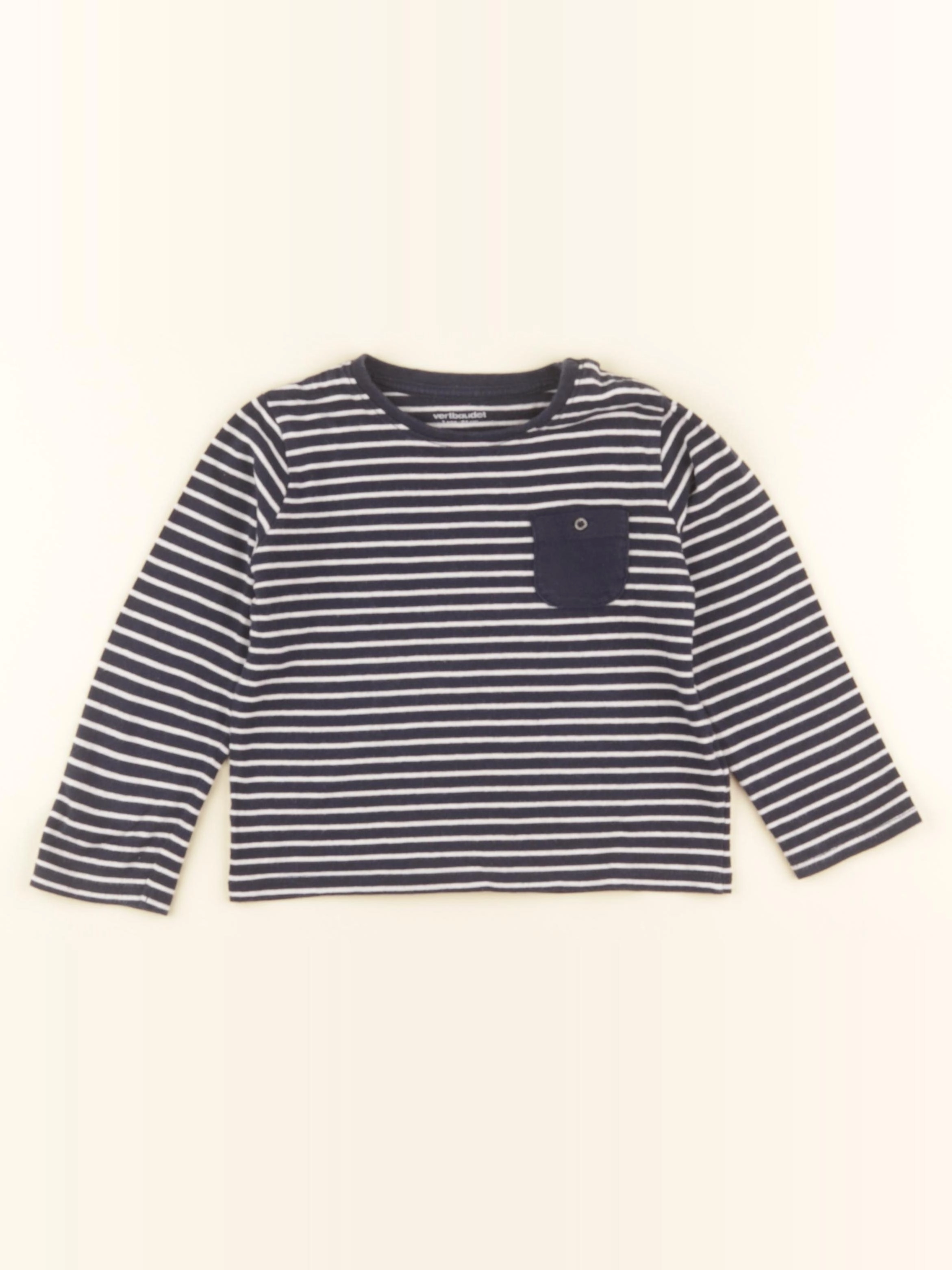 Vertbaudet - tee-shirt bleu - 3 ans