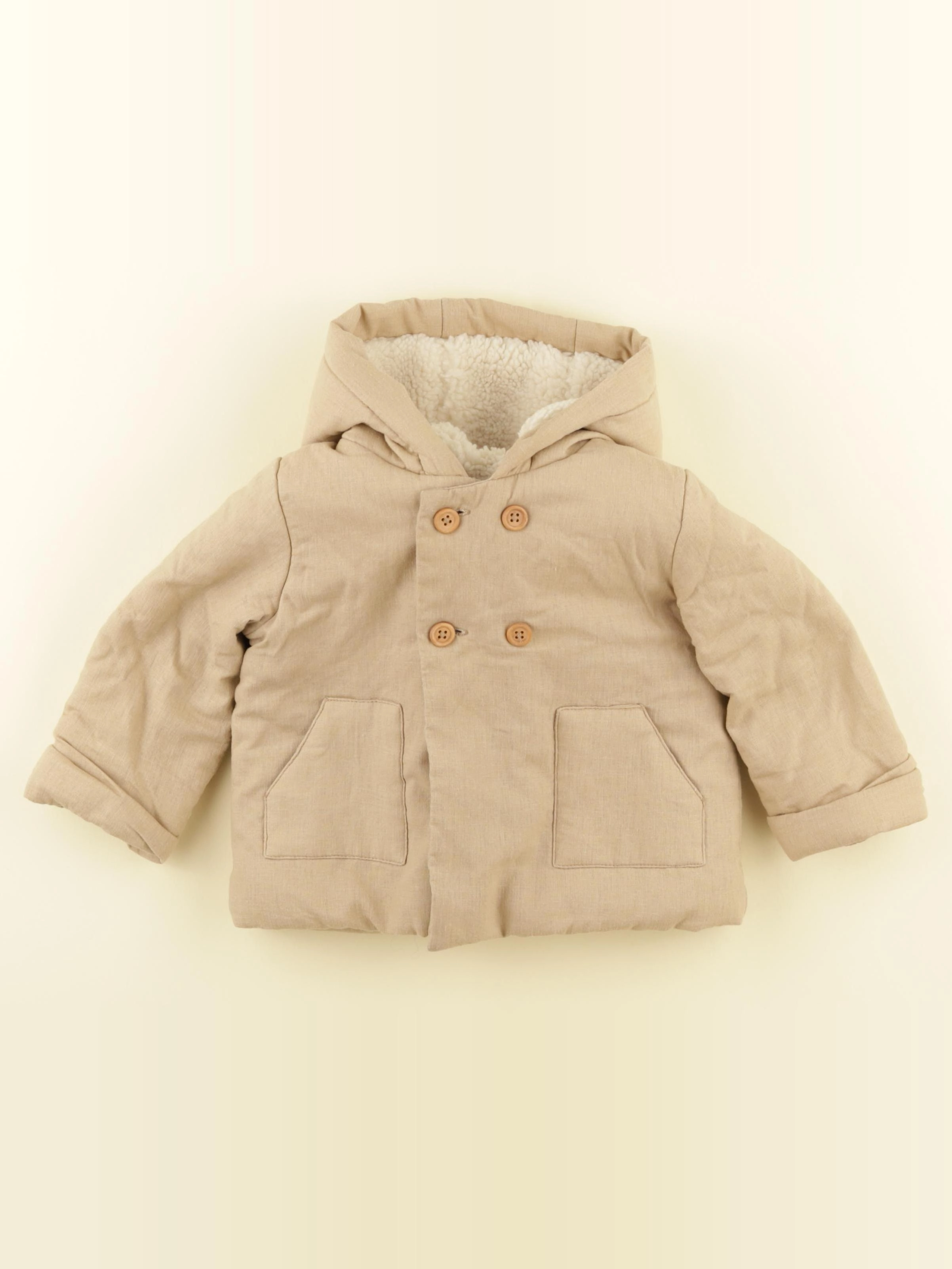 Cyrillus - manteau marron - 18 mois