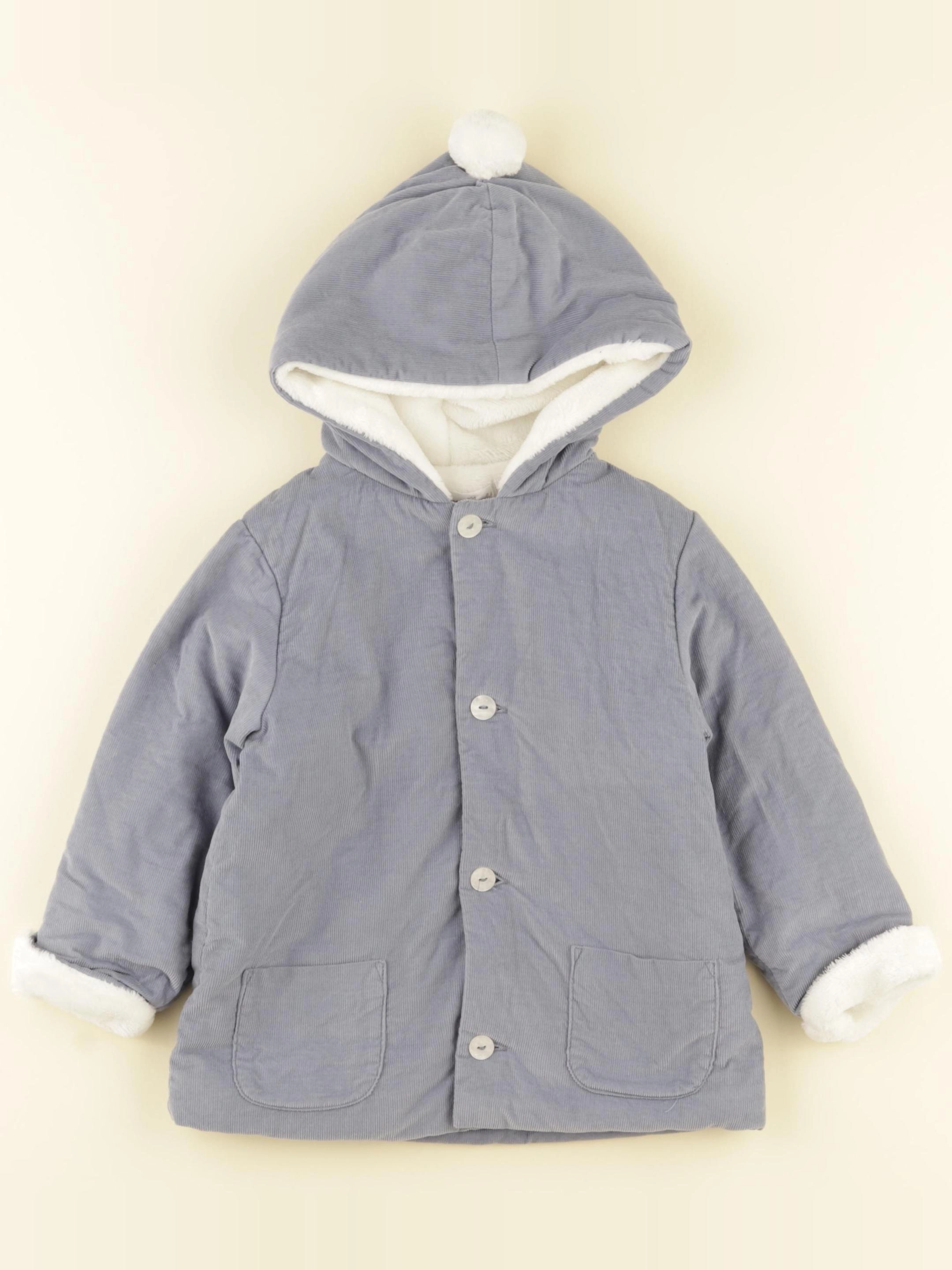 Tartine & Chocolat - manteau bleu - 2 ans