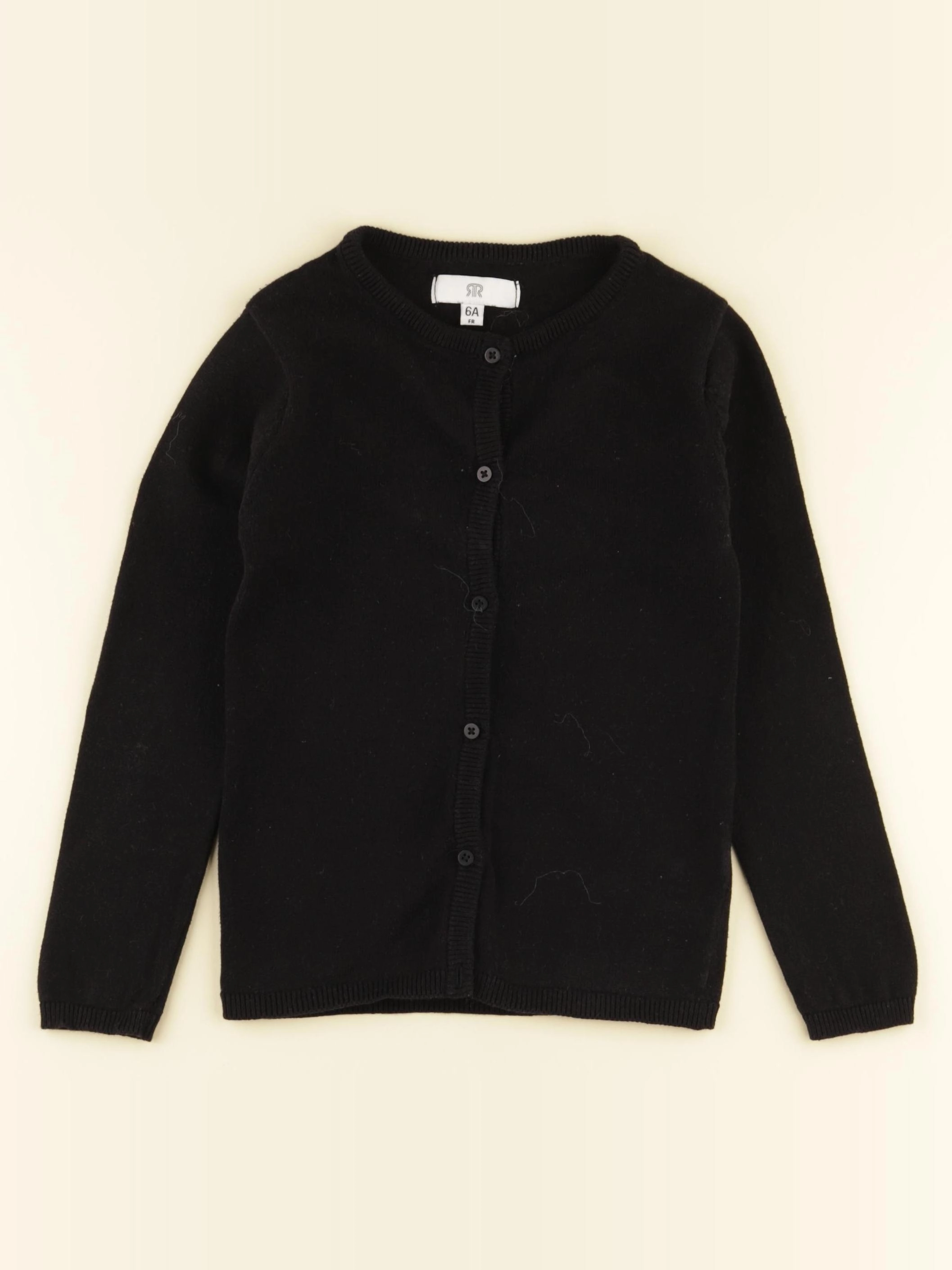 La Redoute - gilet noir - 6 ans