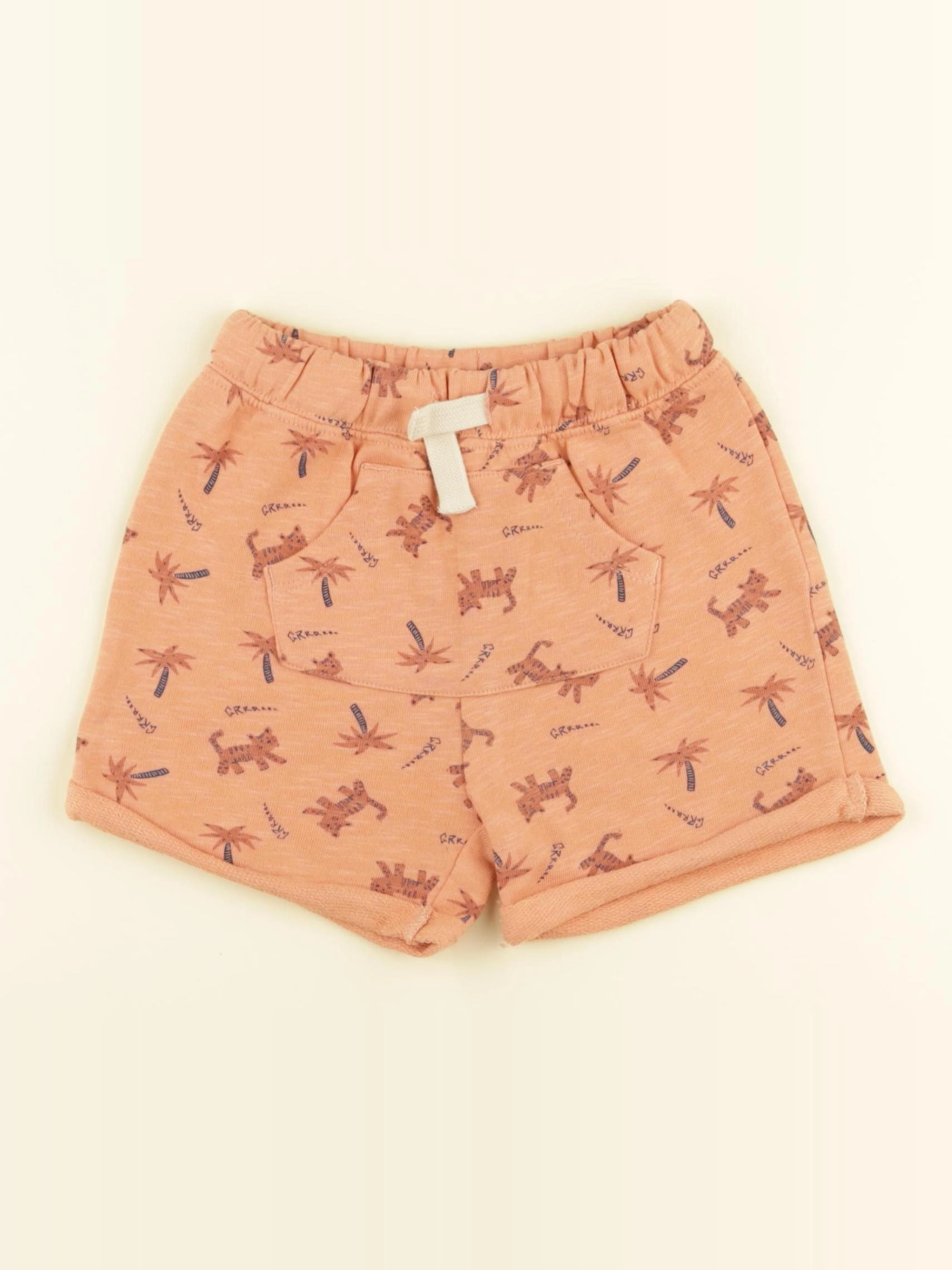La Redoute - short orange - 2 ans