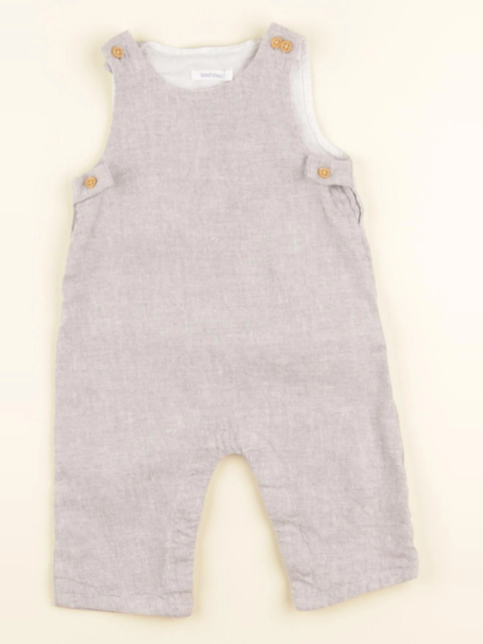 Boutchou - combinaison gris - 3 mois