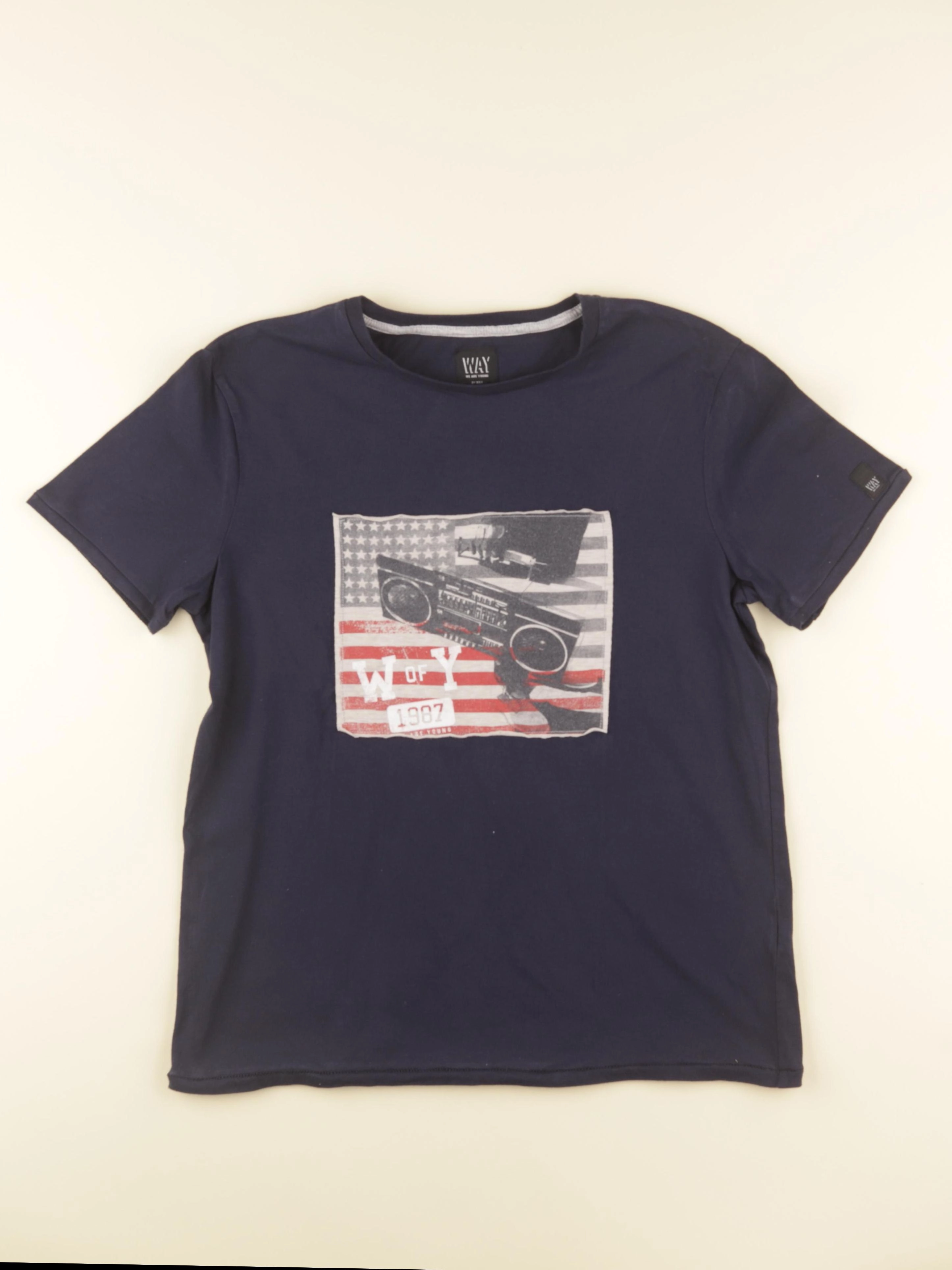 IKKS - tee-shirt bleu - 16 ans