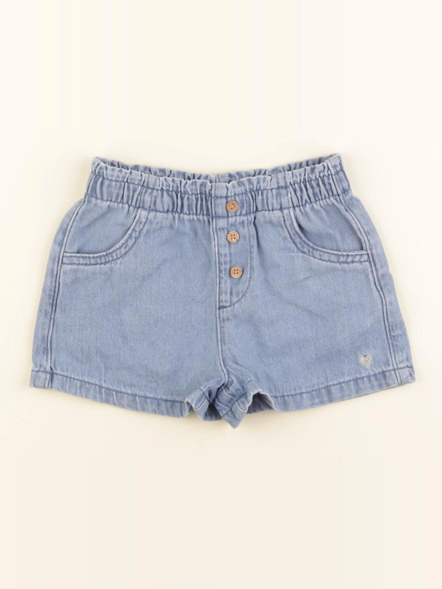 Vertbaudet - short bleu - 2 ans
