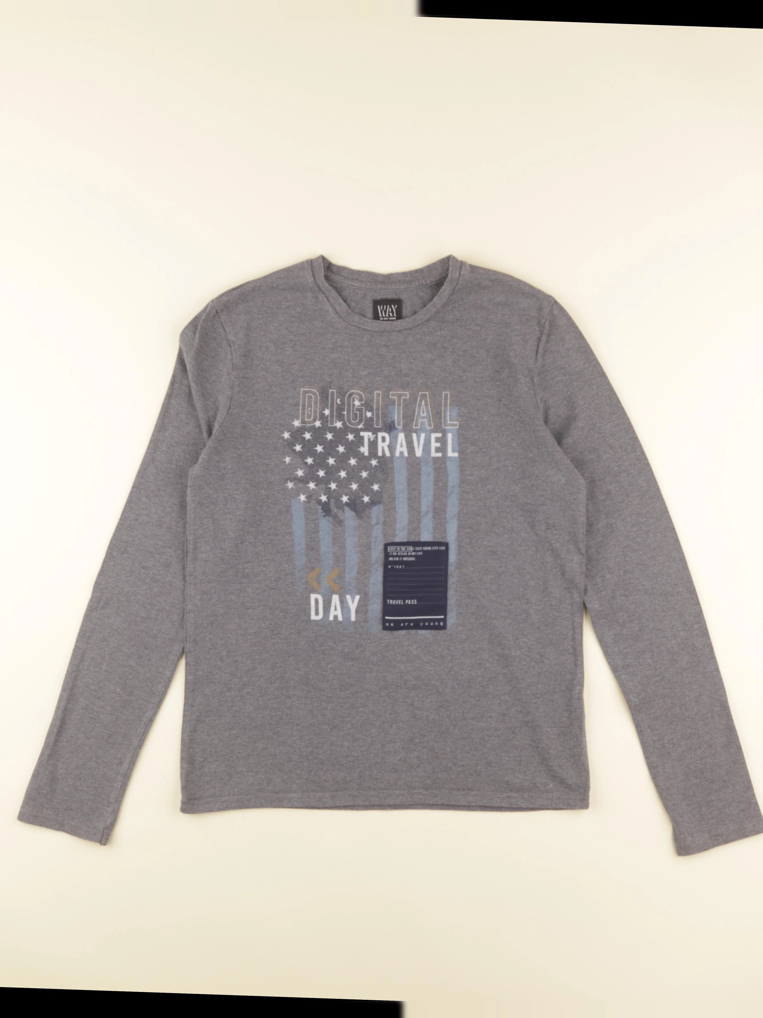 IKKS - tee-shirt gris - 14 ans