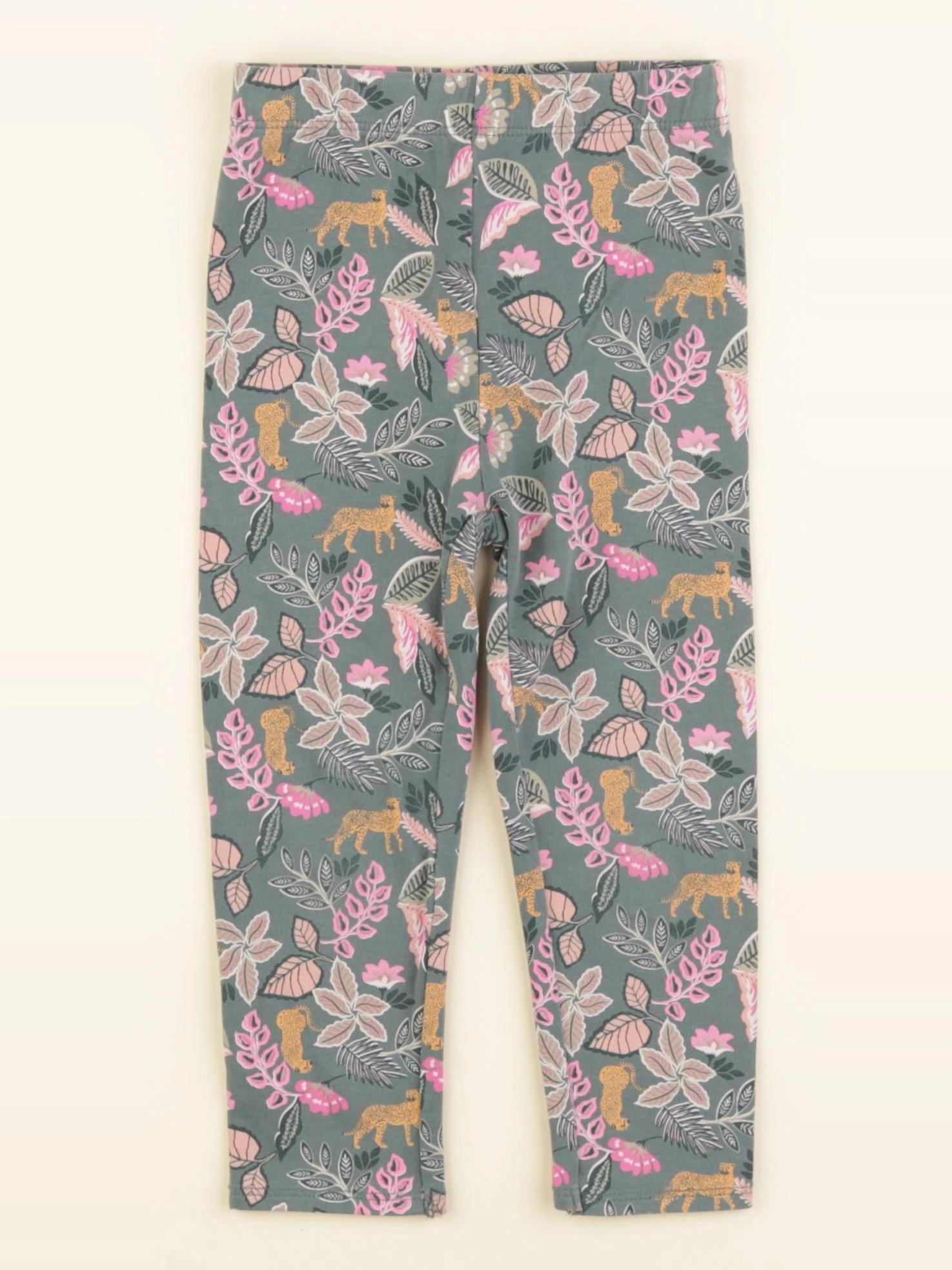 Vertbaudet - legging vert - 3 ans