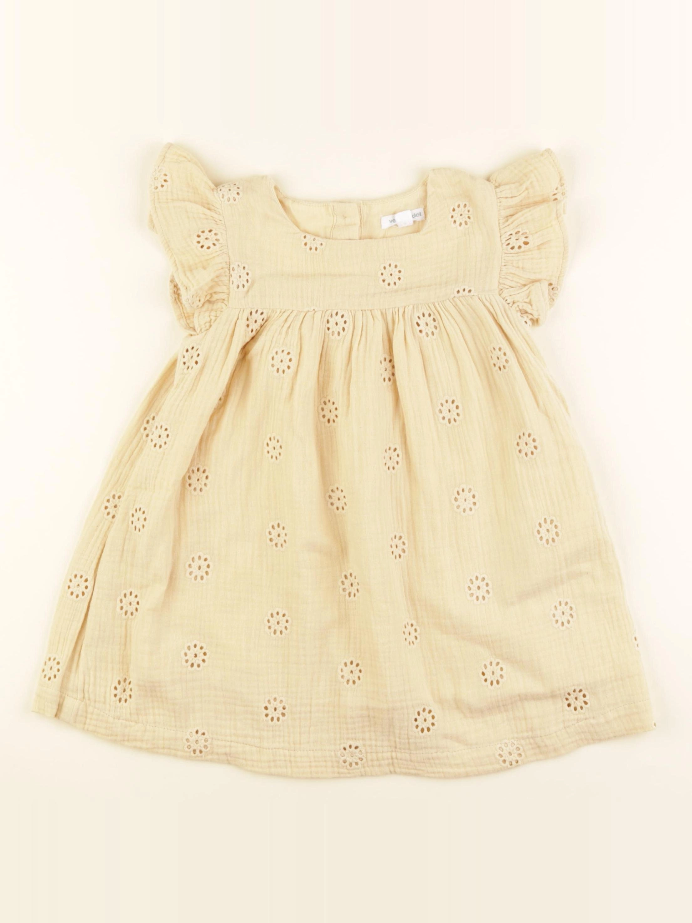 Vertbaudet - robe jaune - 3 ans