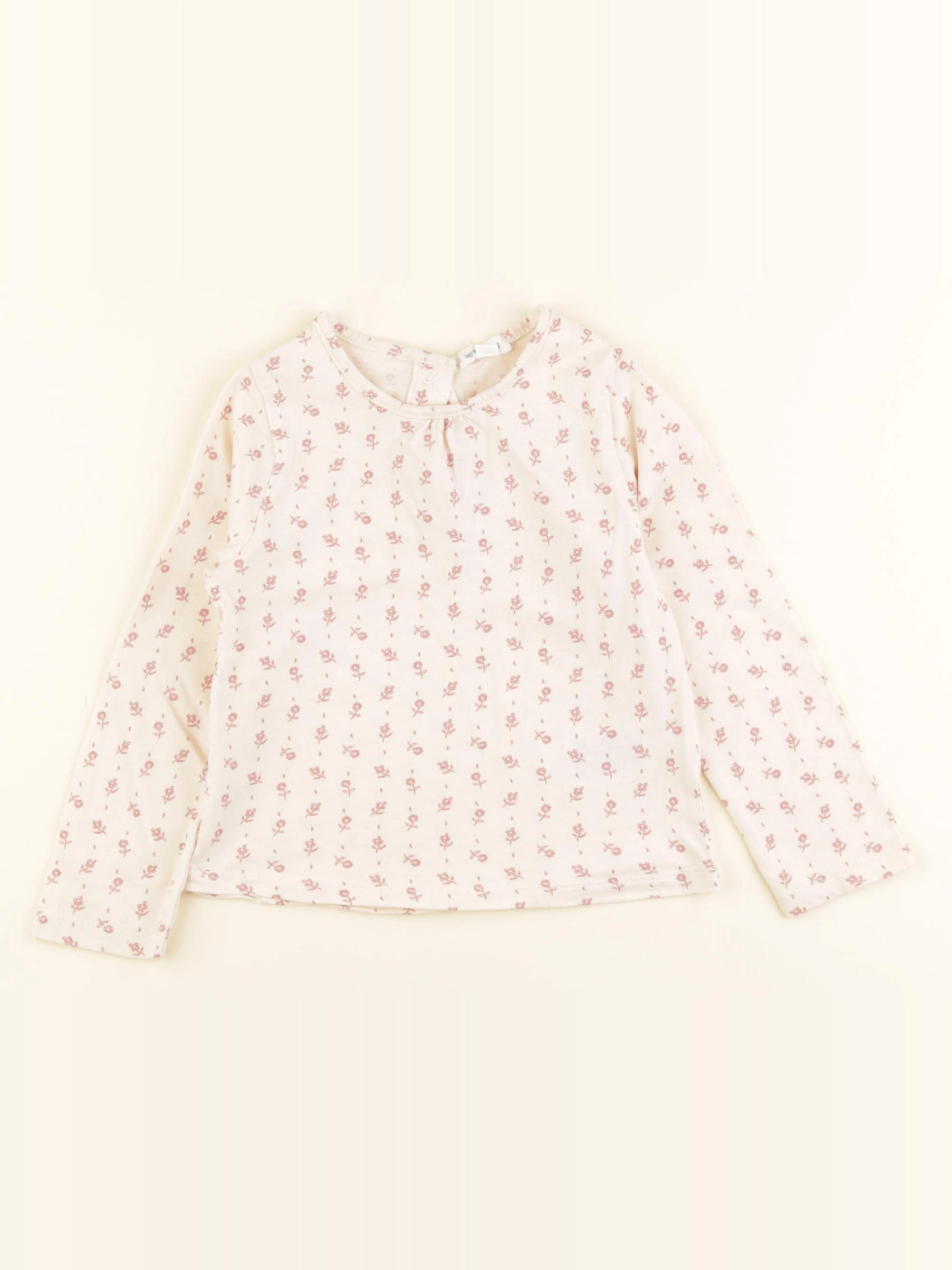 Vertbaudet - tee-shirt rose - 24 mois