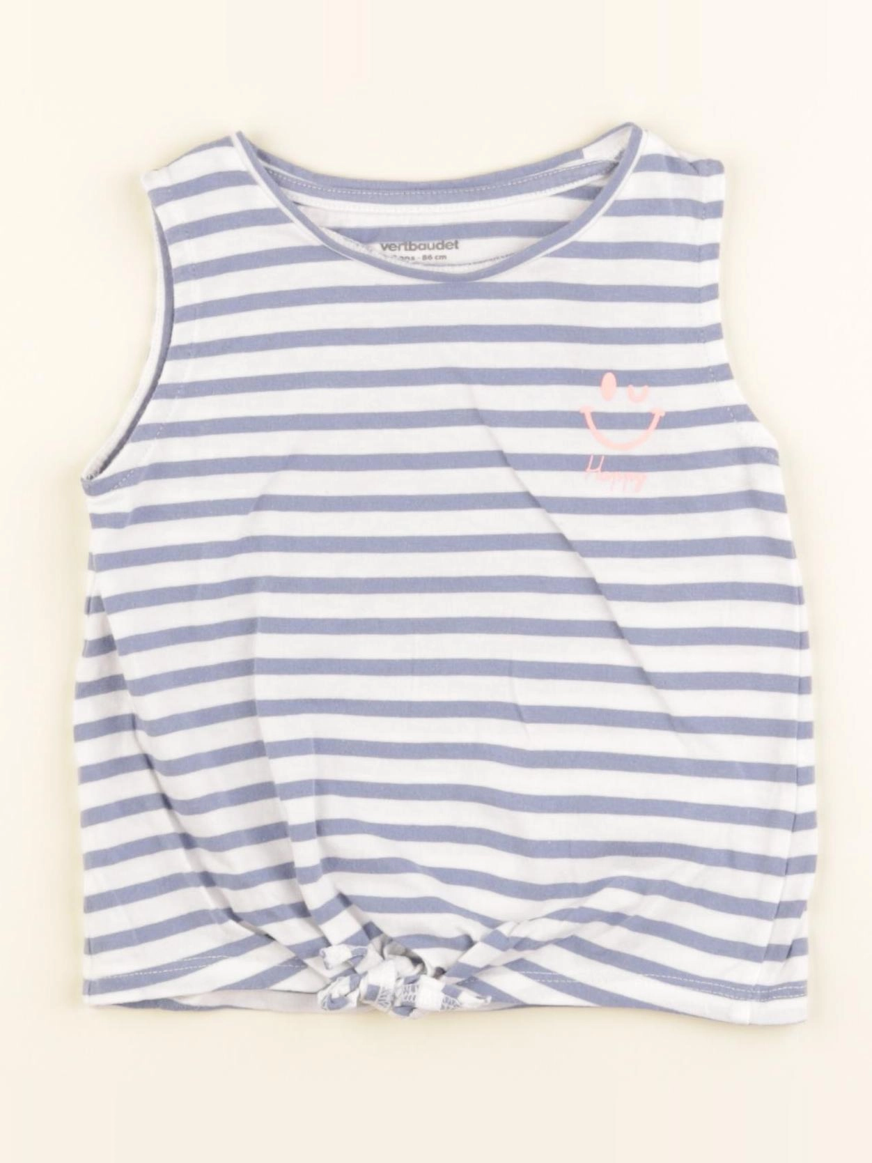 Vertbaudet - débardeur bleu - 2 ans