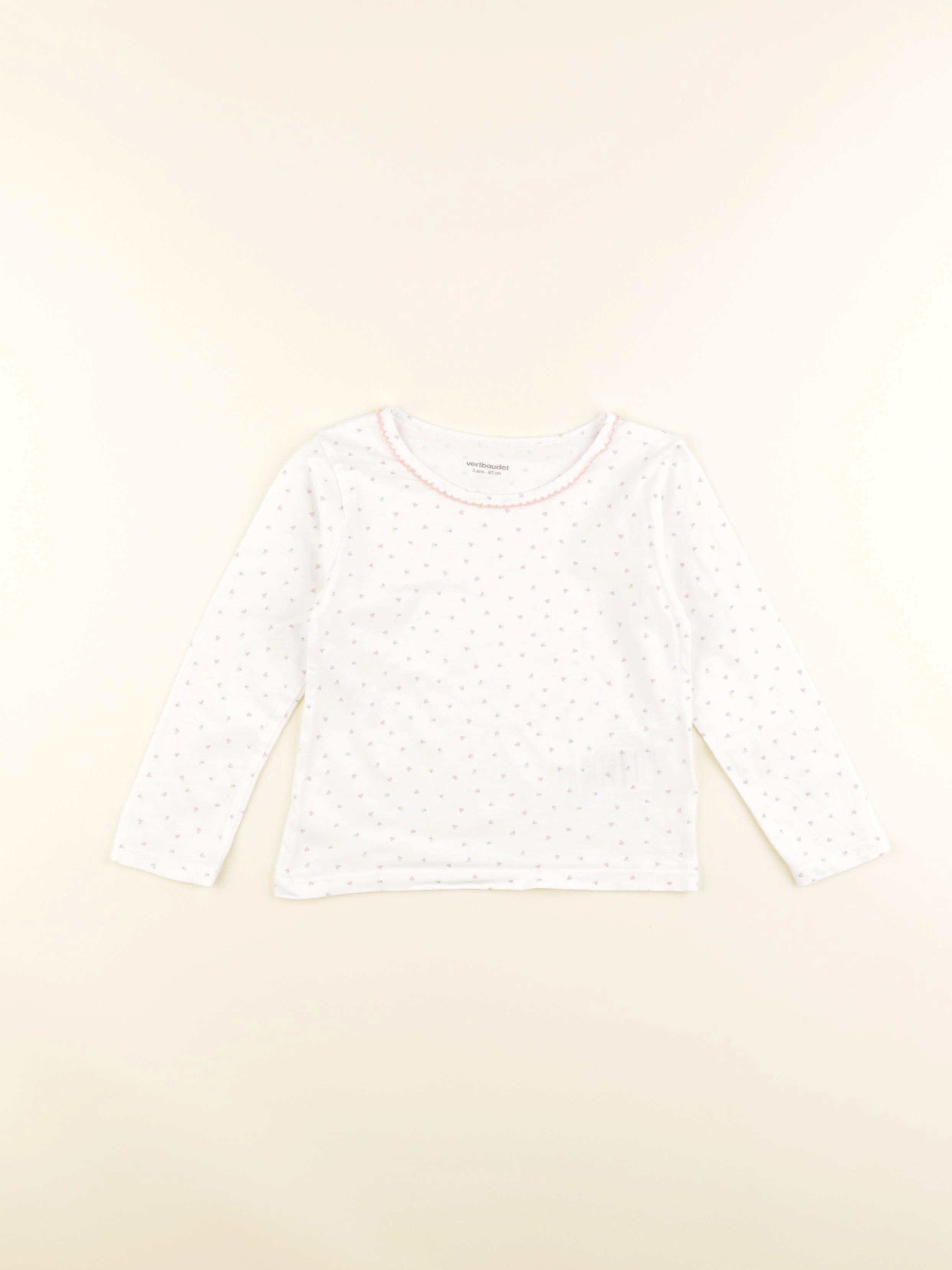 Vertbaudet - maillot de corps multicolore - 3 ans