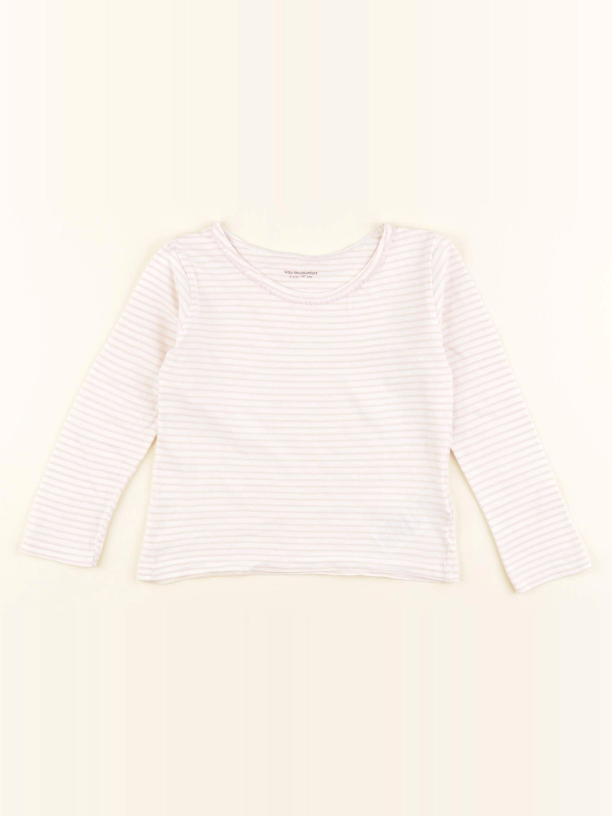 Vertbaudet - maillot de corps rose - 3 ans