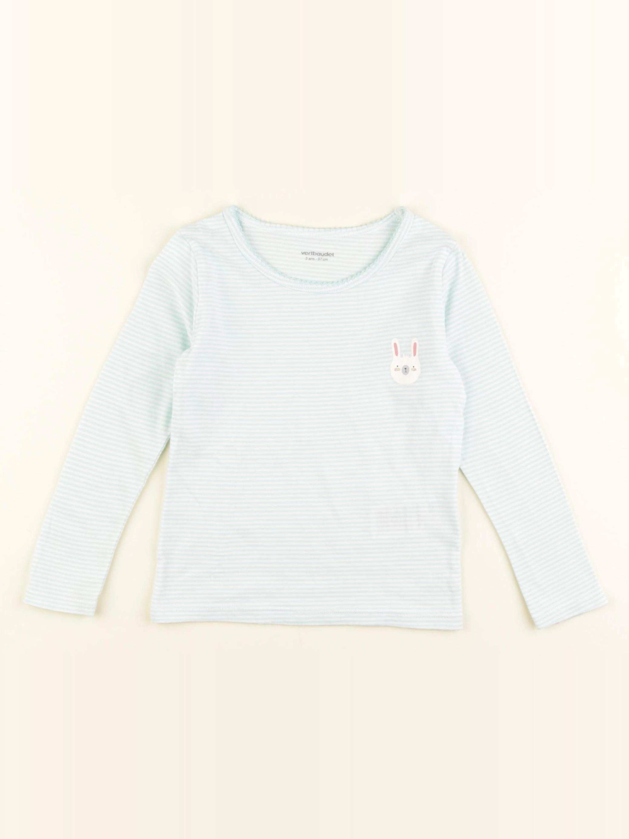 Vertbaudet - maillot de corps vert - 3 ans