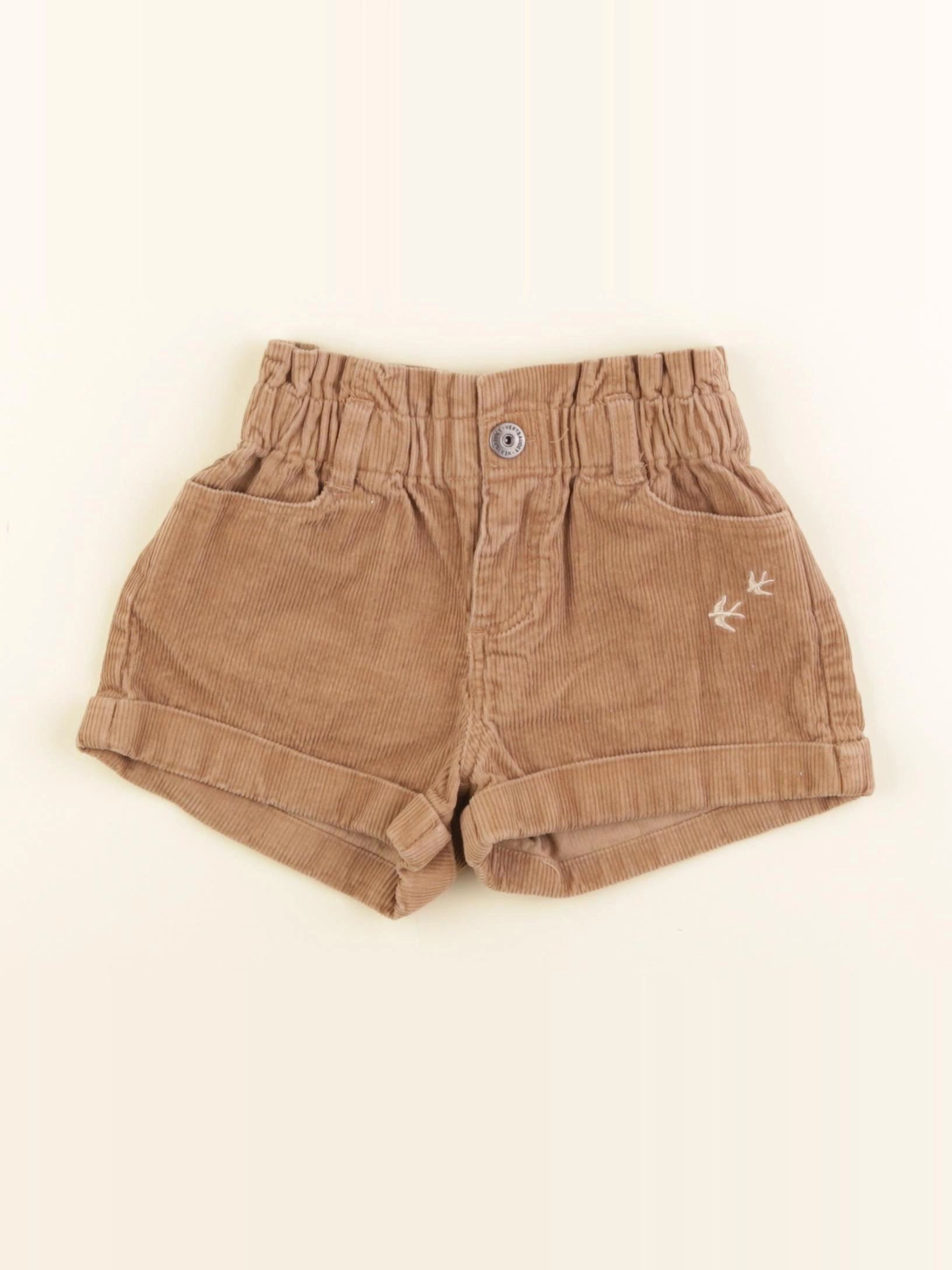 Vertbaudet - short marron - 4 ans