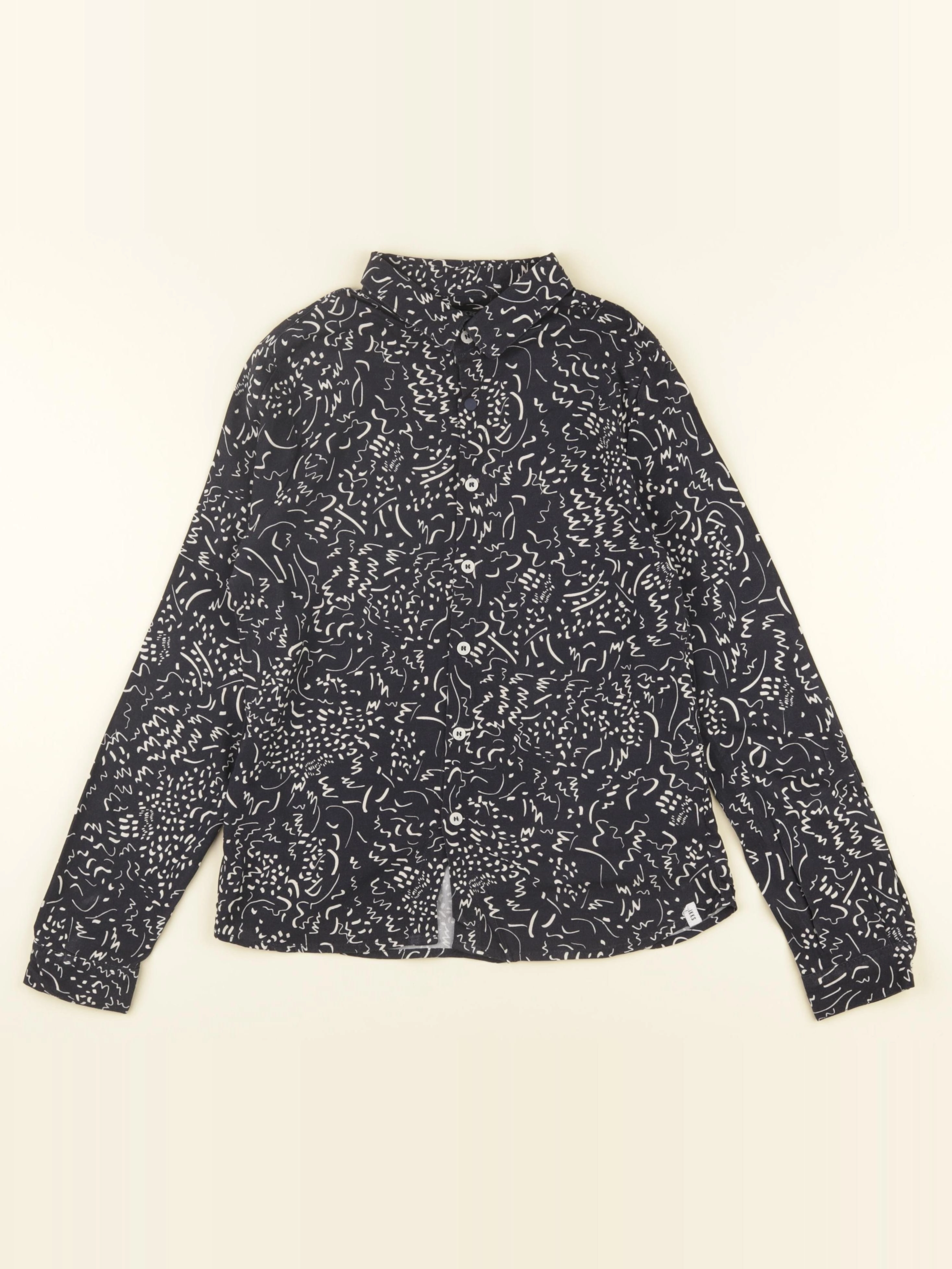 IKKS - chemise noir - 10 ans