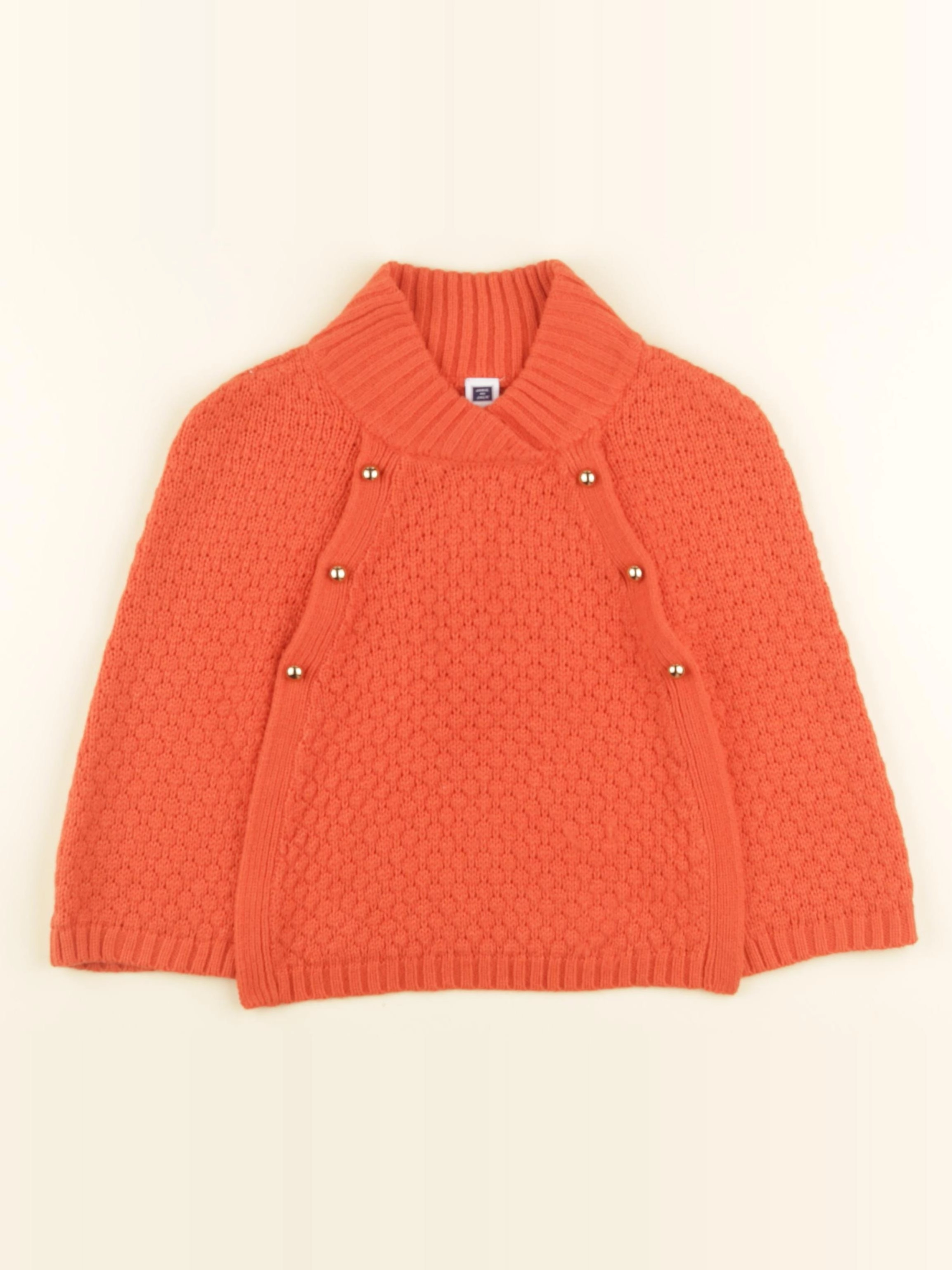 Janie and Jack - cape orange - 4 ans