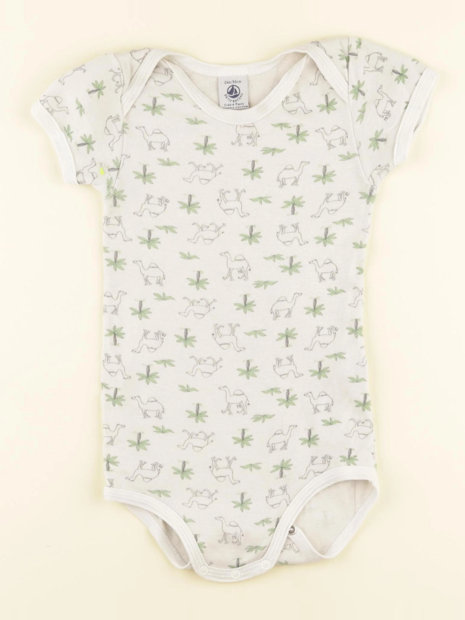 Petit Bateau - body multicolore - 24 mois