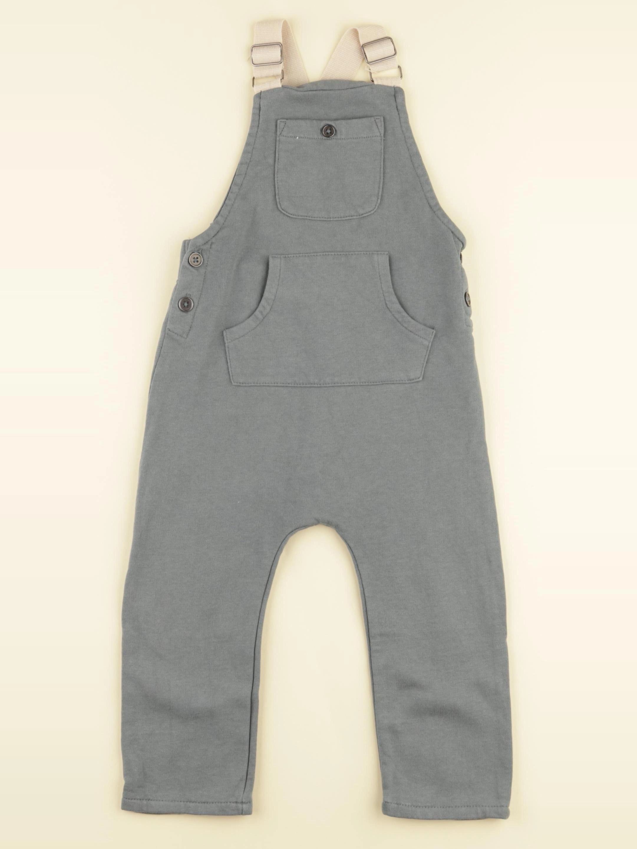 Vertbaudet - salopette vert - 24 mois