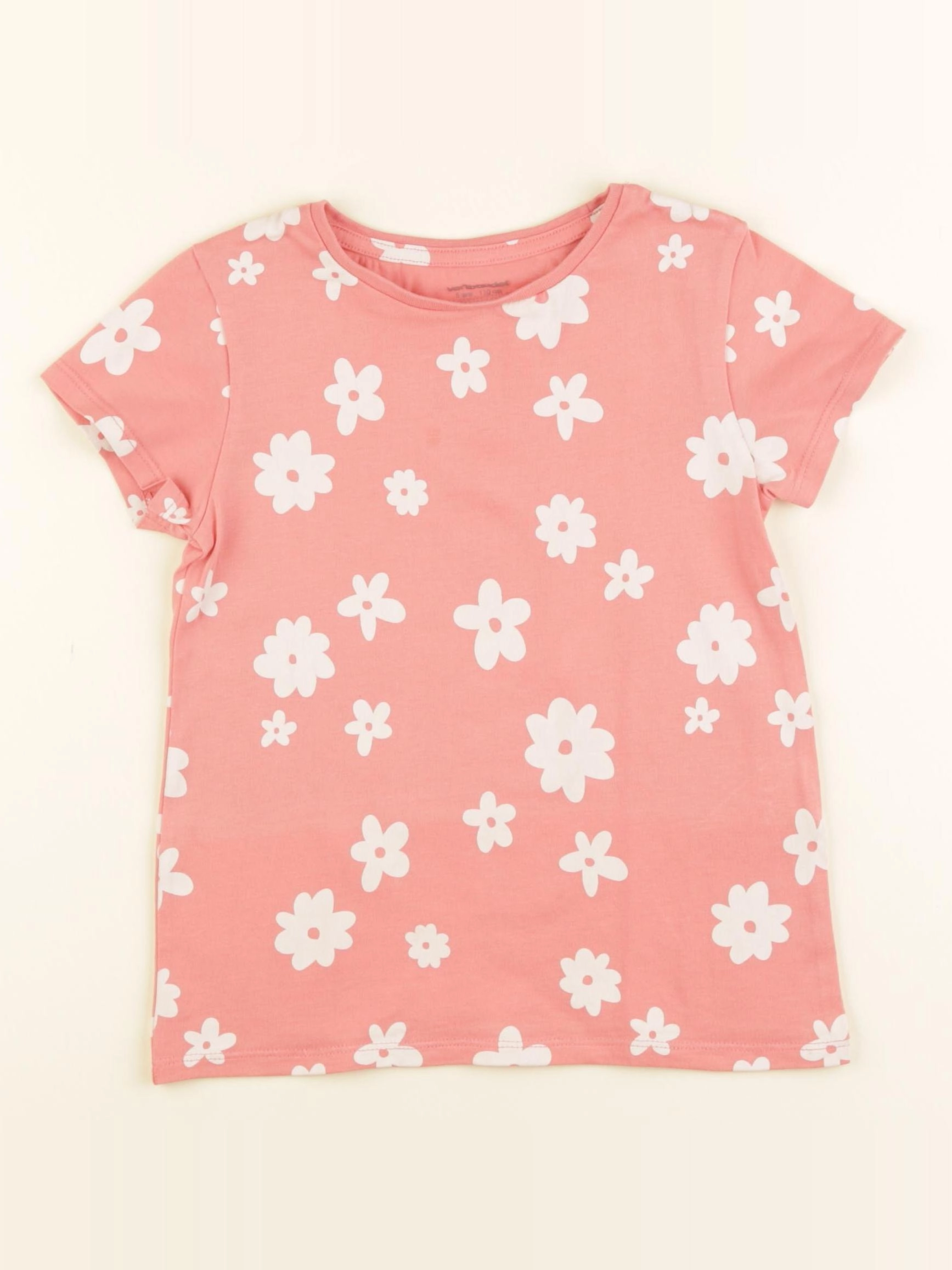 Vertbaudet - tee-shirt rose - 5 ans