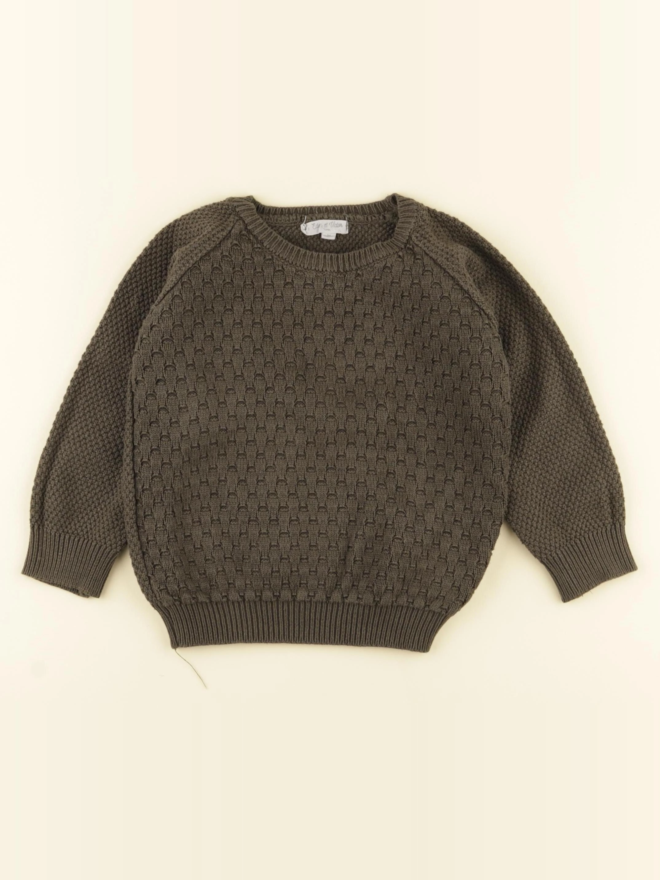 Eden & Victor - pull vert - 3 ans