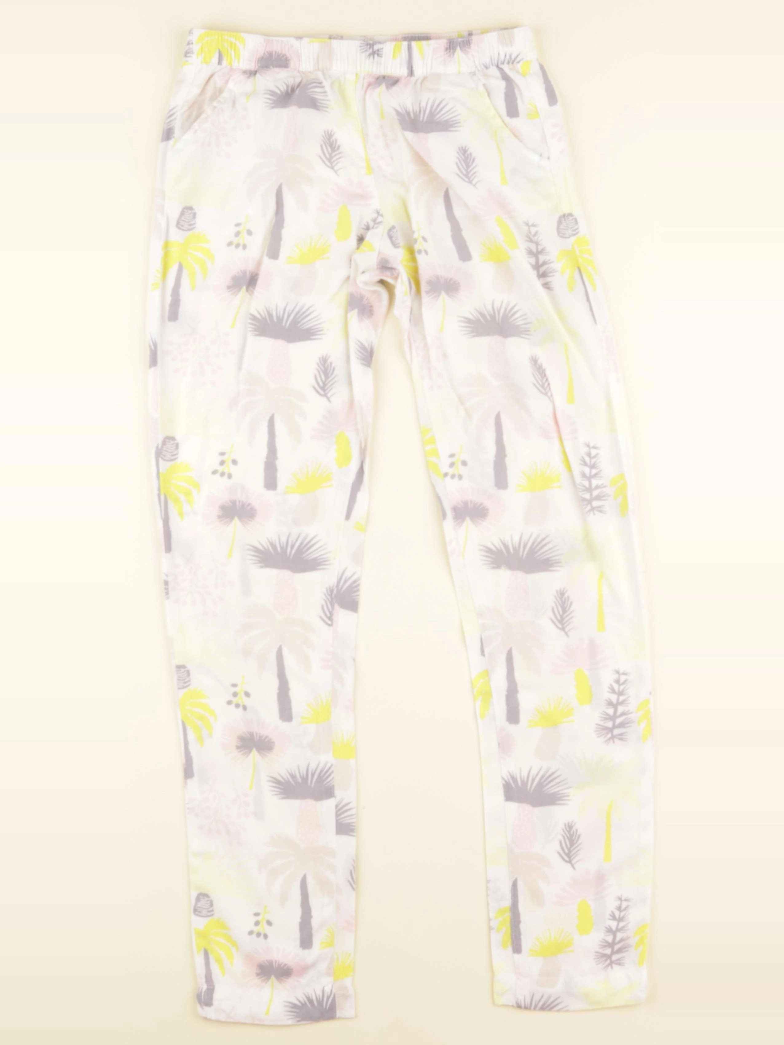 Vertbaudet - pantalon beige - 8 ans