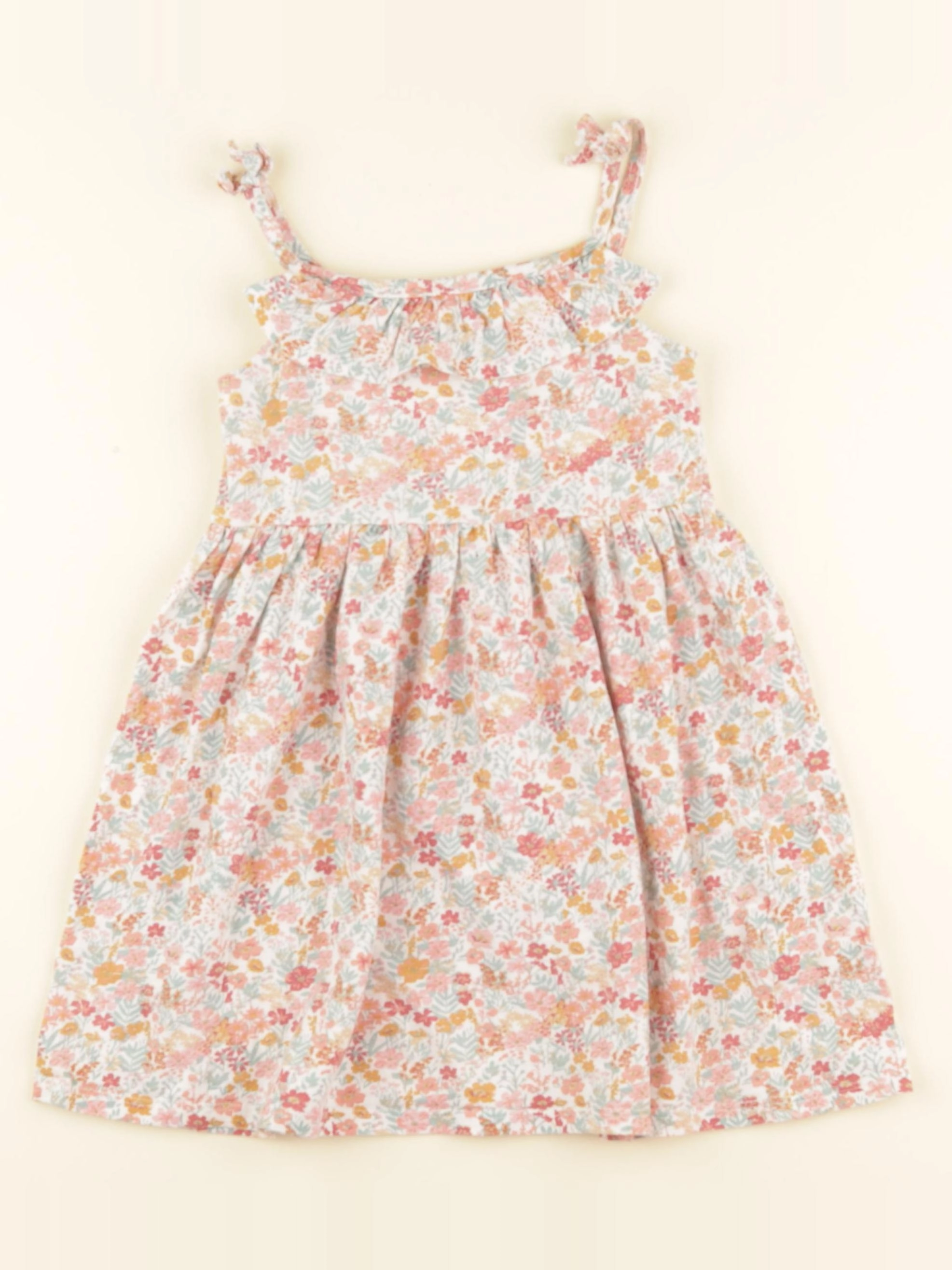 Vertbaudet - robe multicolore - 4 ans