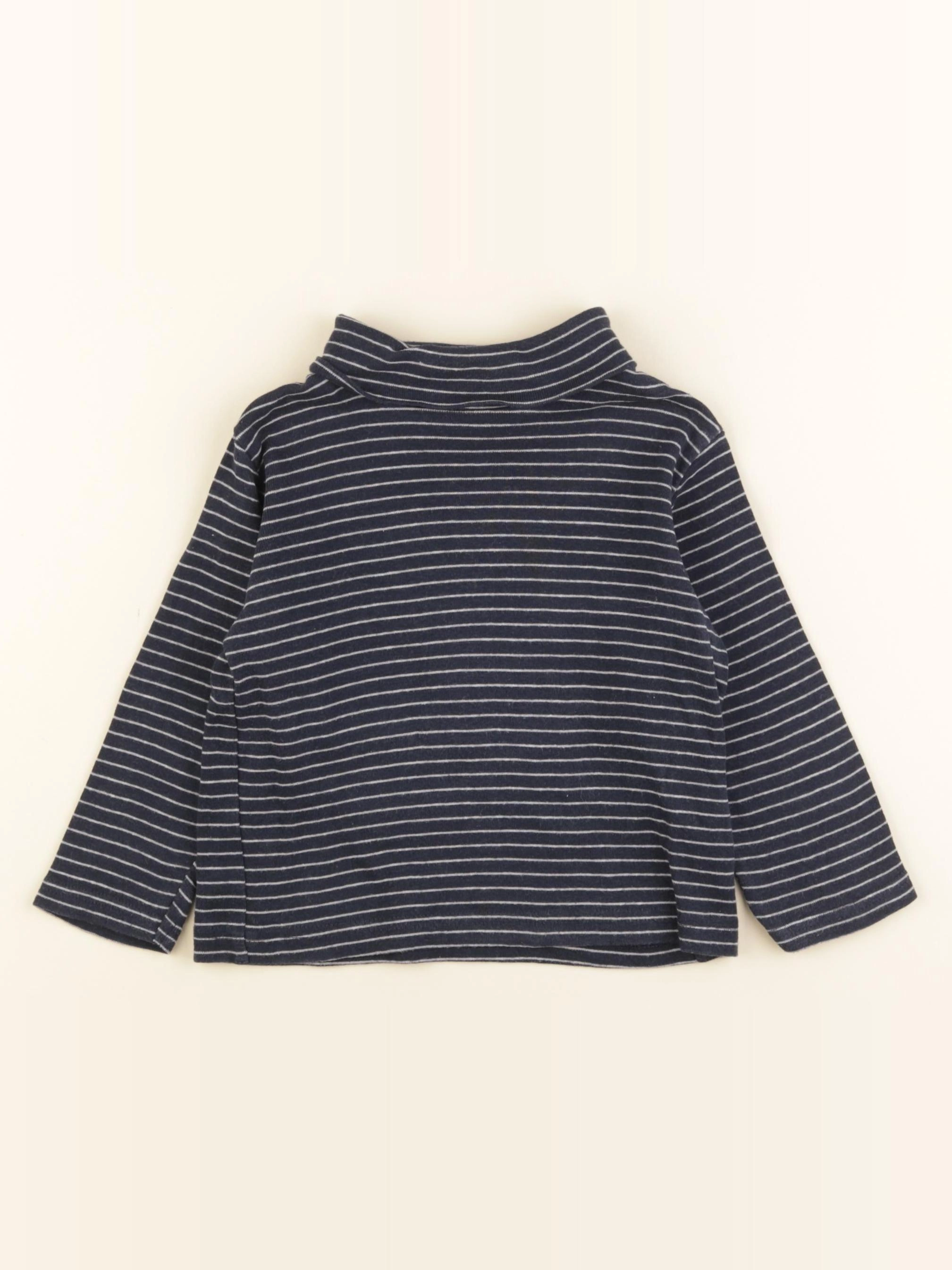 Vertbaudet - sous-pull bleu - 3 ans