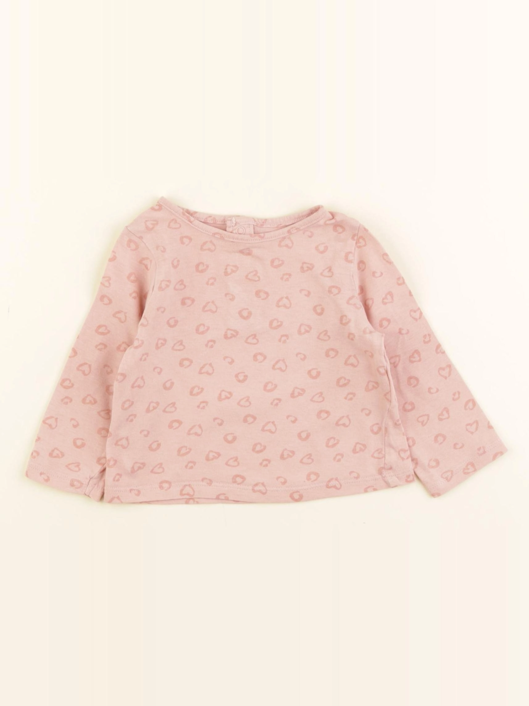 Vertbaudet - tee-shirt rose - 6 mois