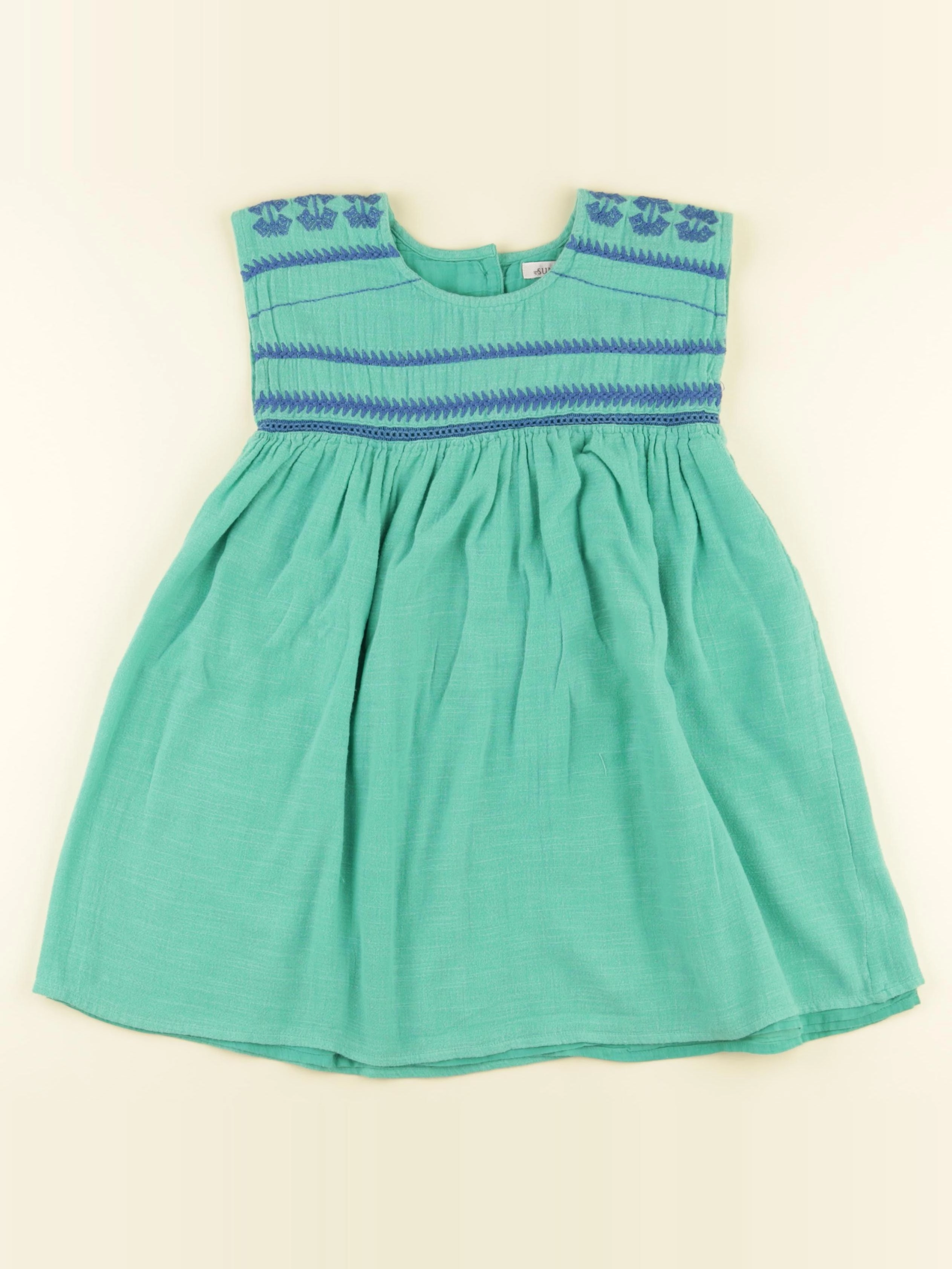 Sunchild - robe vert - 6 ans