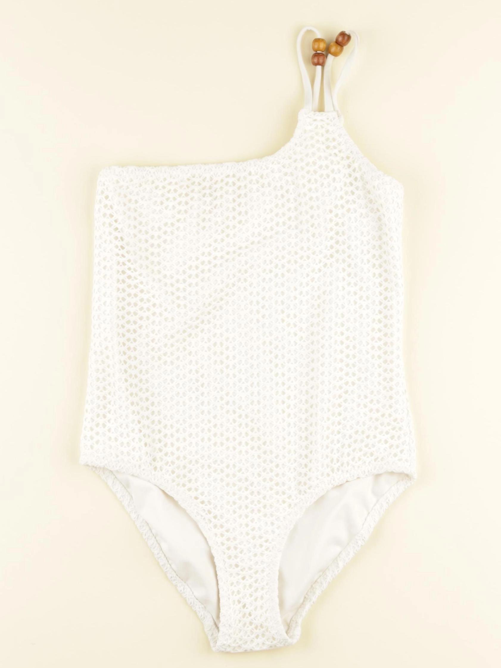 Zara - maillot de bain blanc - 8/9 ans