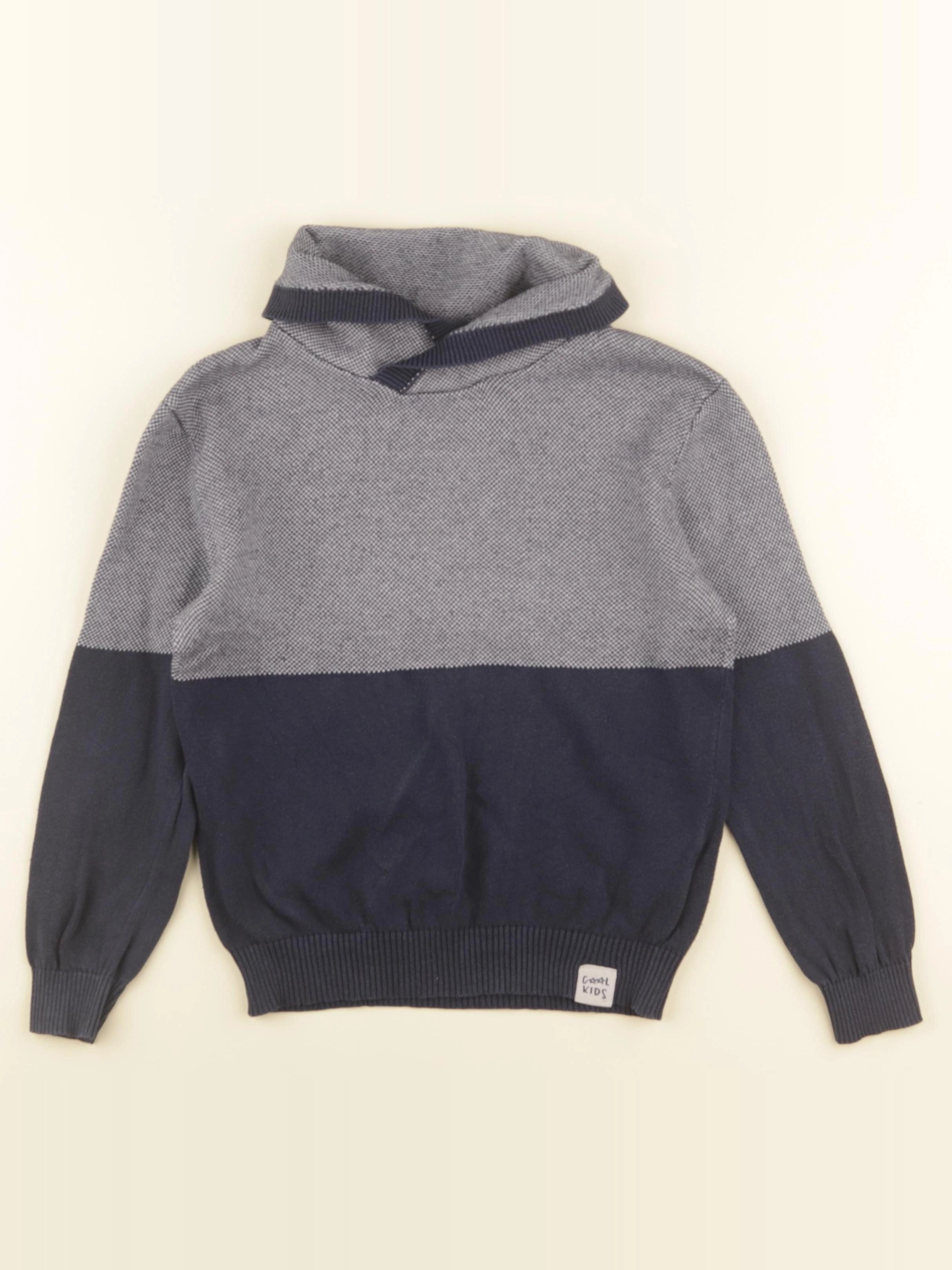 Vertbaudet - pull bleu - 8 ans