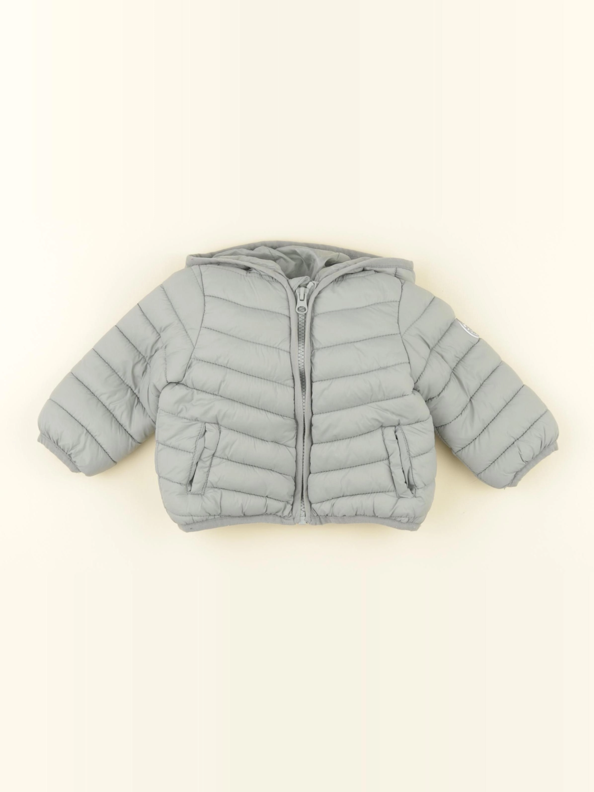 Vertbaudet - doudoune vert - 9 mois