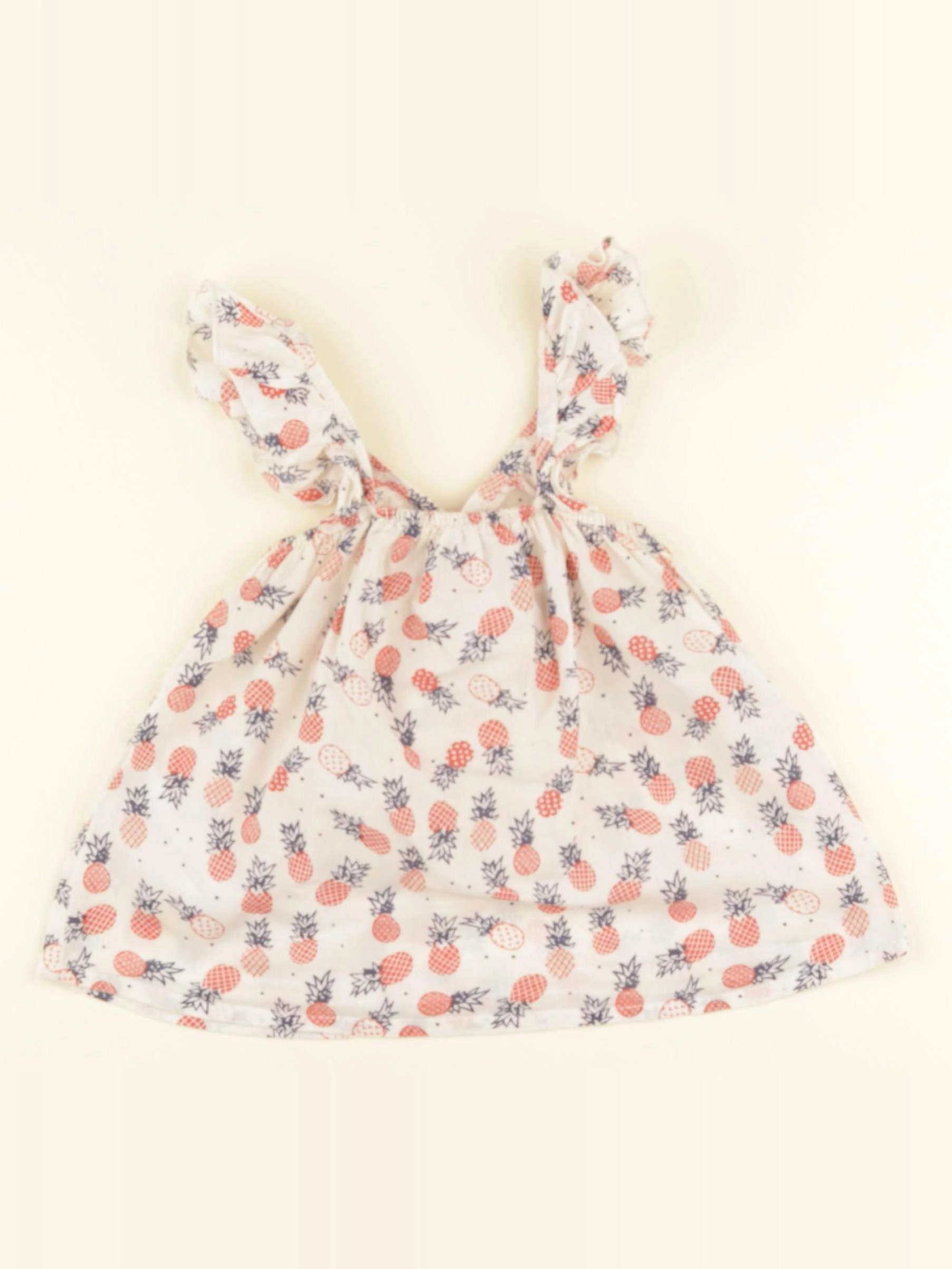 Mango - blouse blanc, rose - 18/24 mois