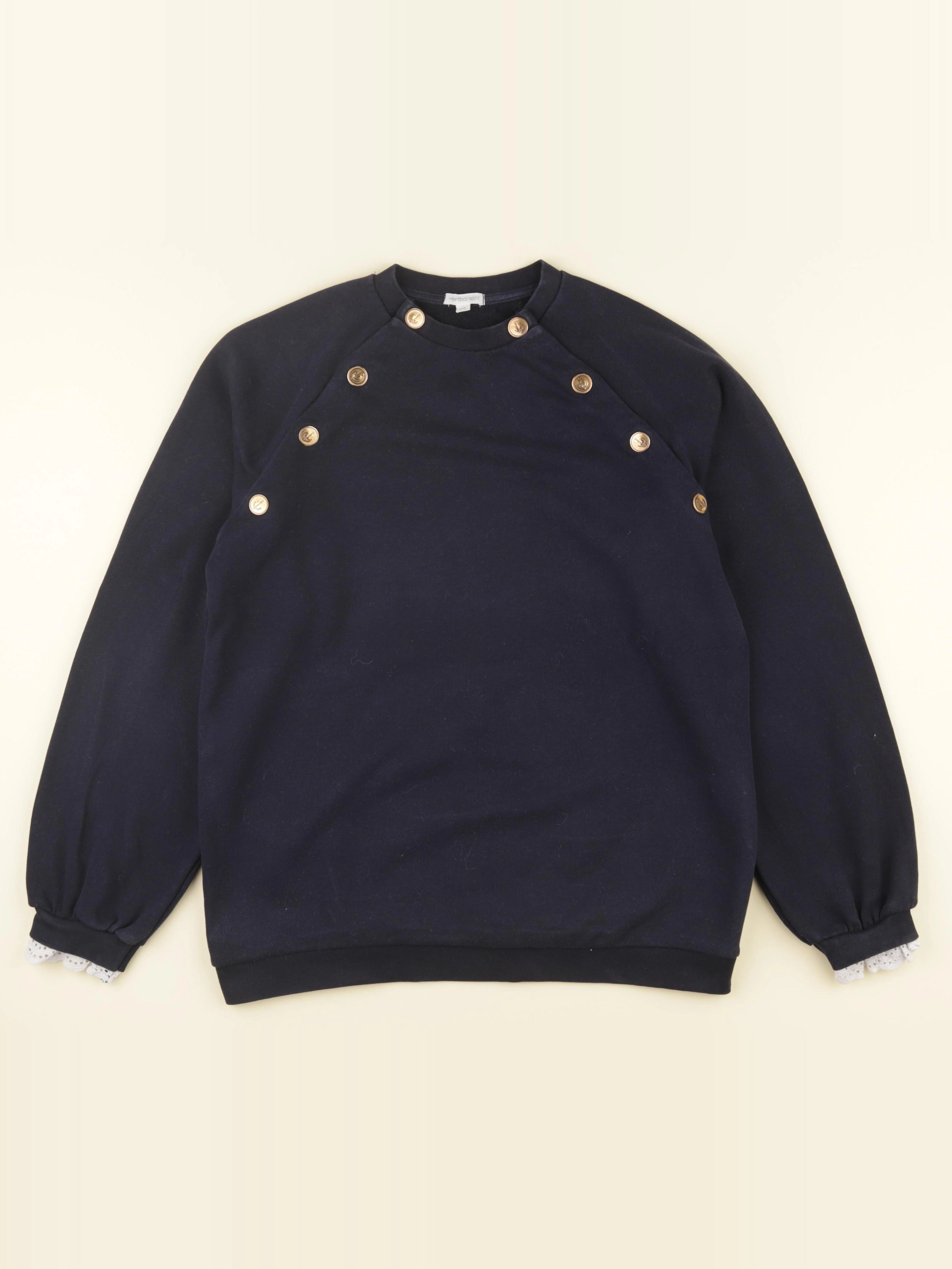 Vertbaudet - sweat allaitement bleu - 34 à 36