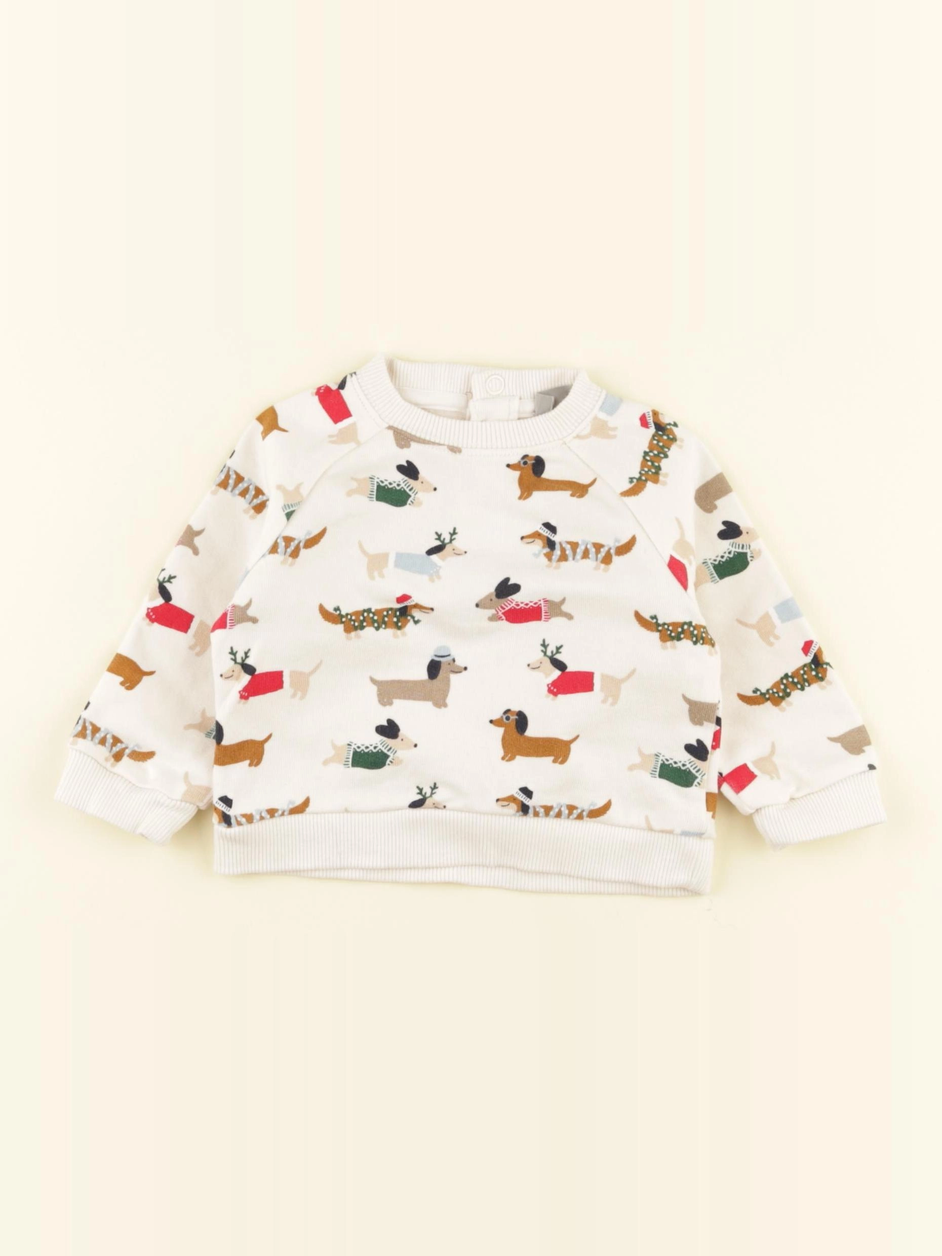 Boutchou - sweat multicolore - 6 mois