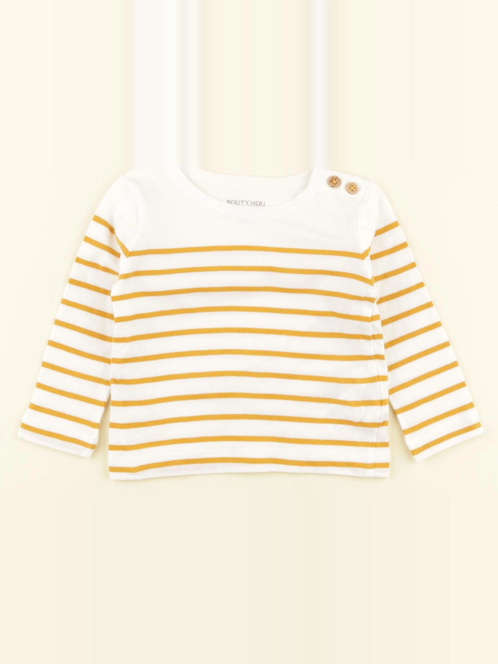 Boutchou - tee-shirt jaune - 6 mois