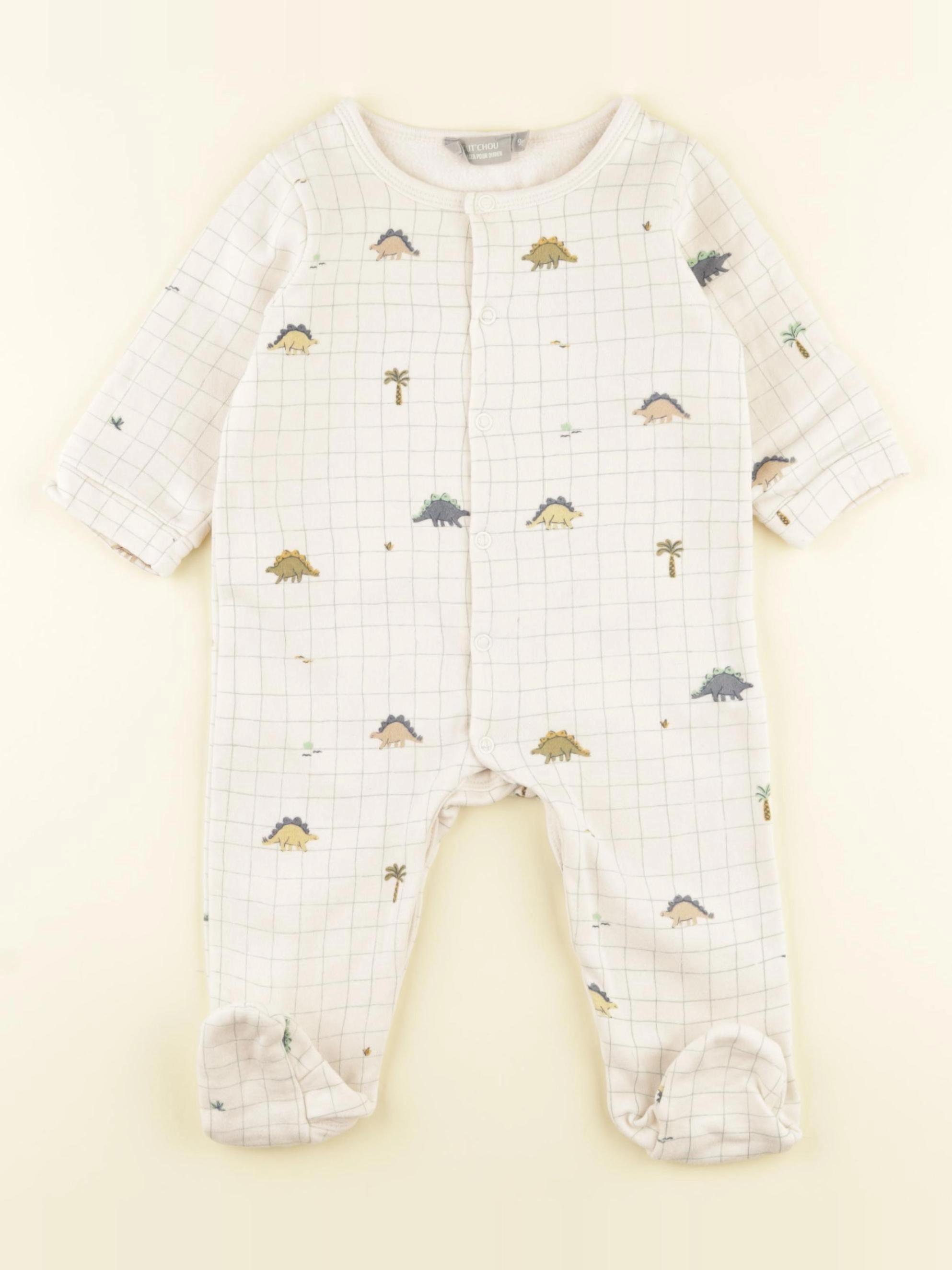 Boutchou - pyjama coton multicolore - 9 mois
