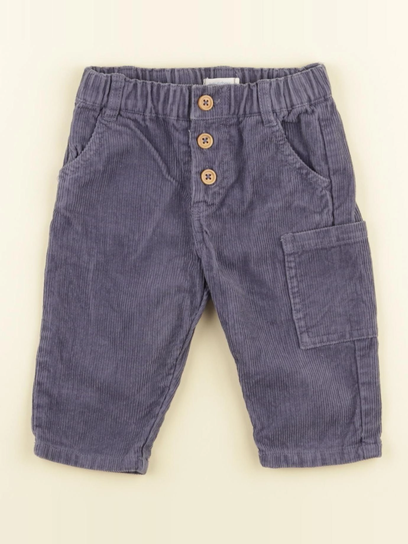 Boutchou - pantalon bleu - 6 mois