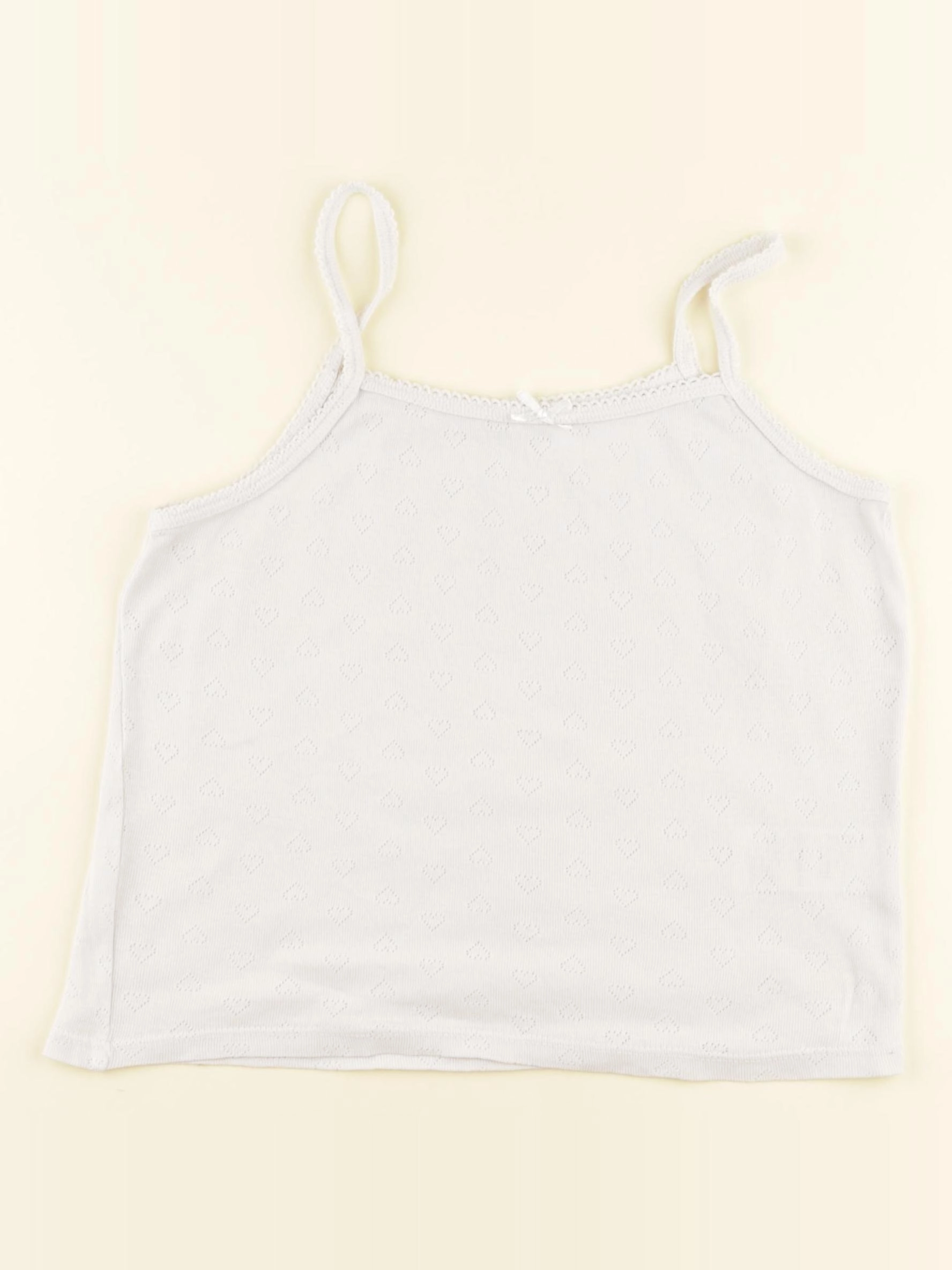 Vertbaudet - maillot de corps blanc - 8 ans