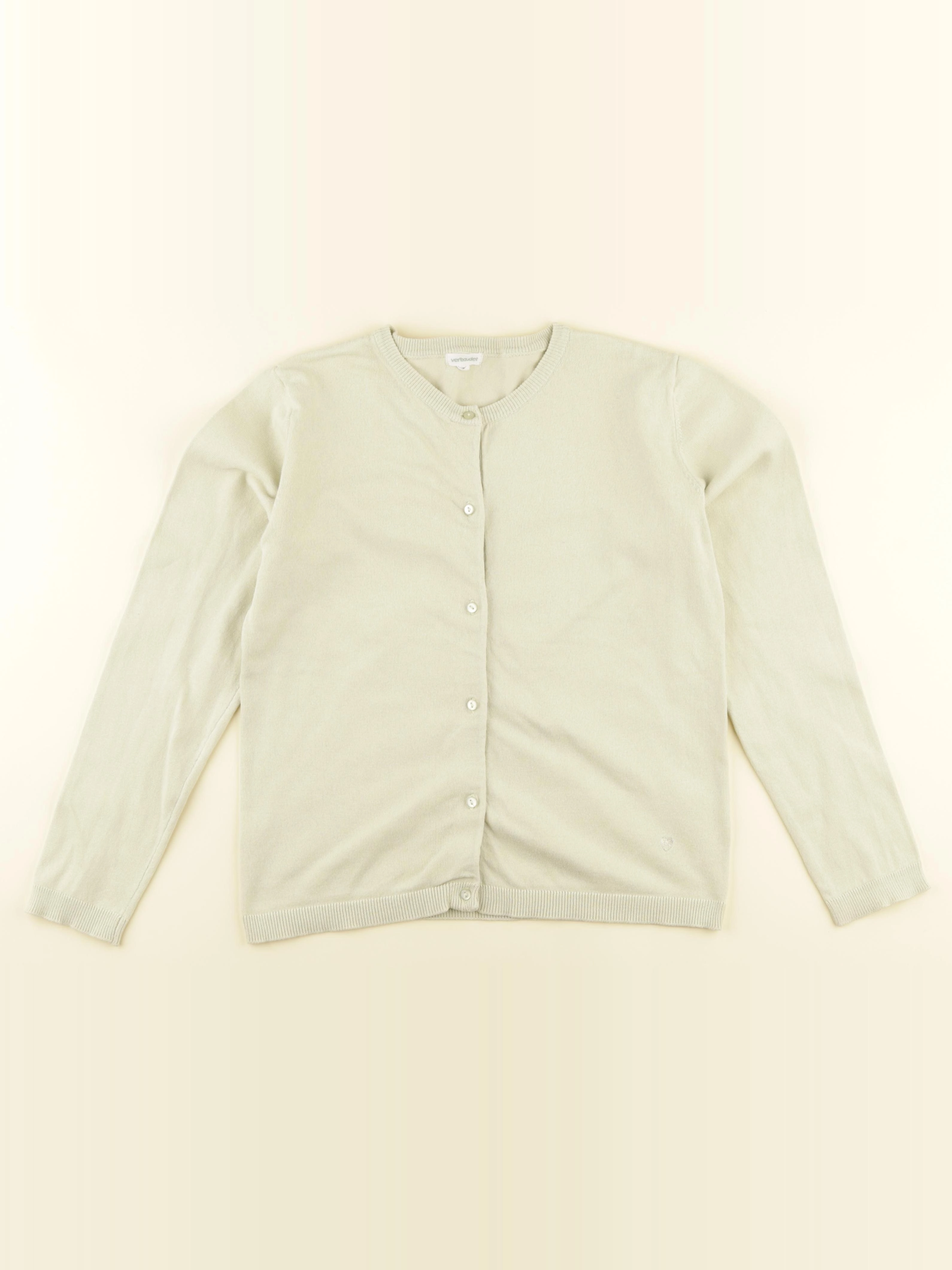 Vertbaudet - gilet vert - 12 ans