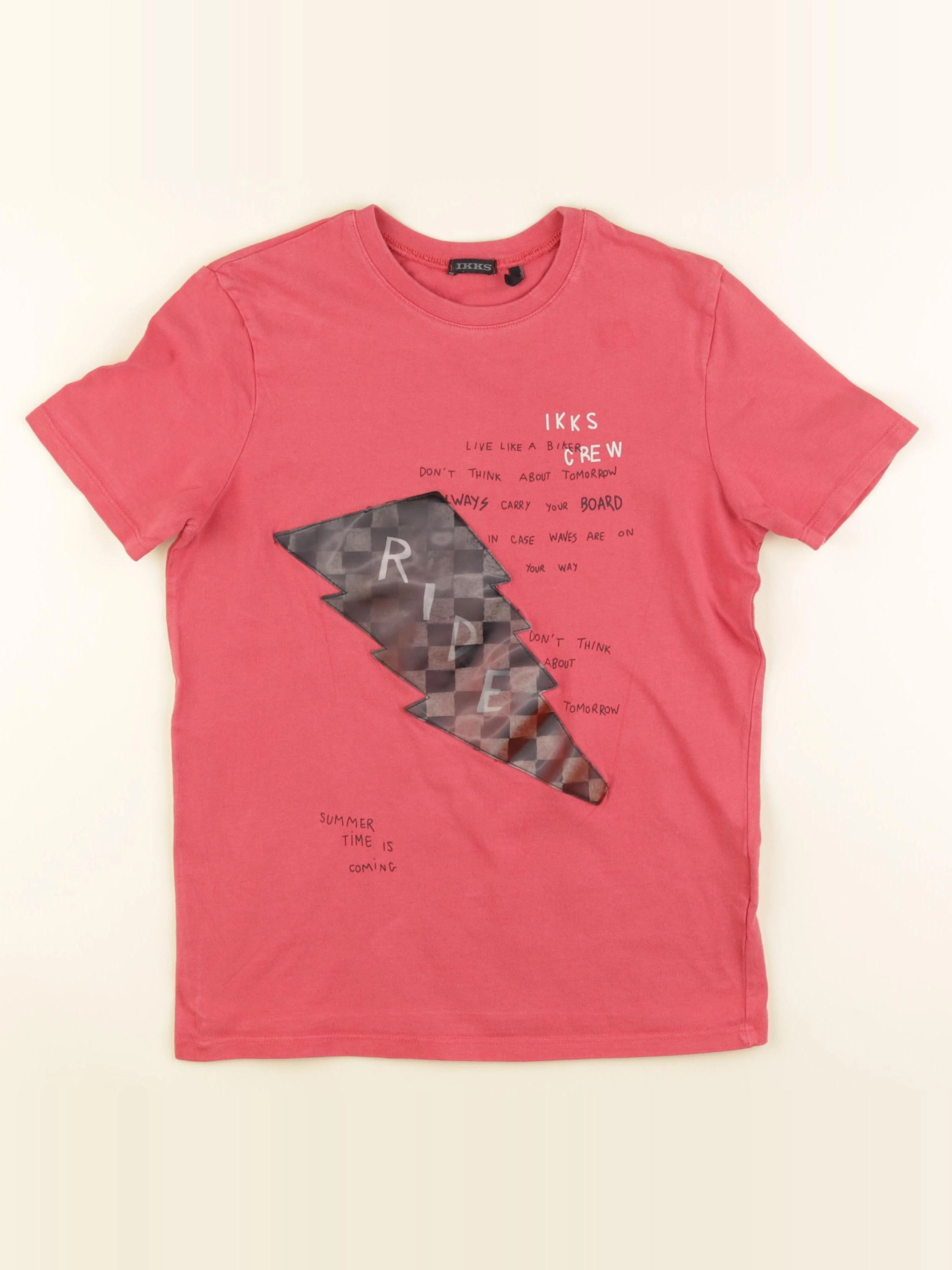 IKKS - tee-shirt rose - 12 ans