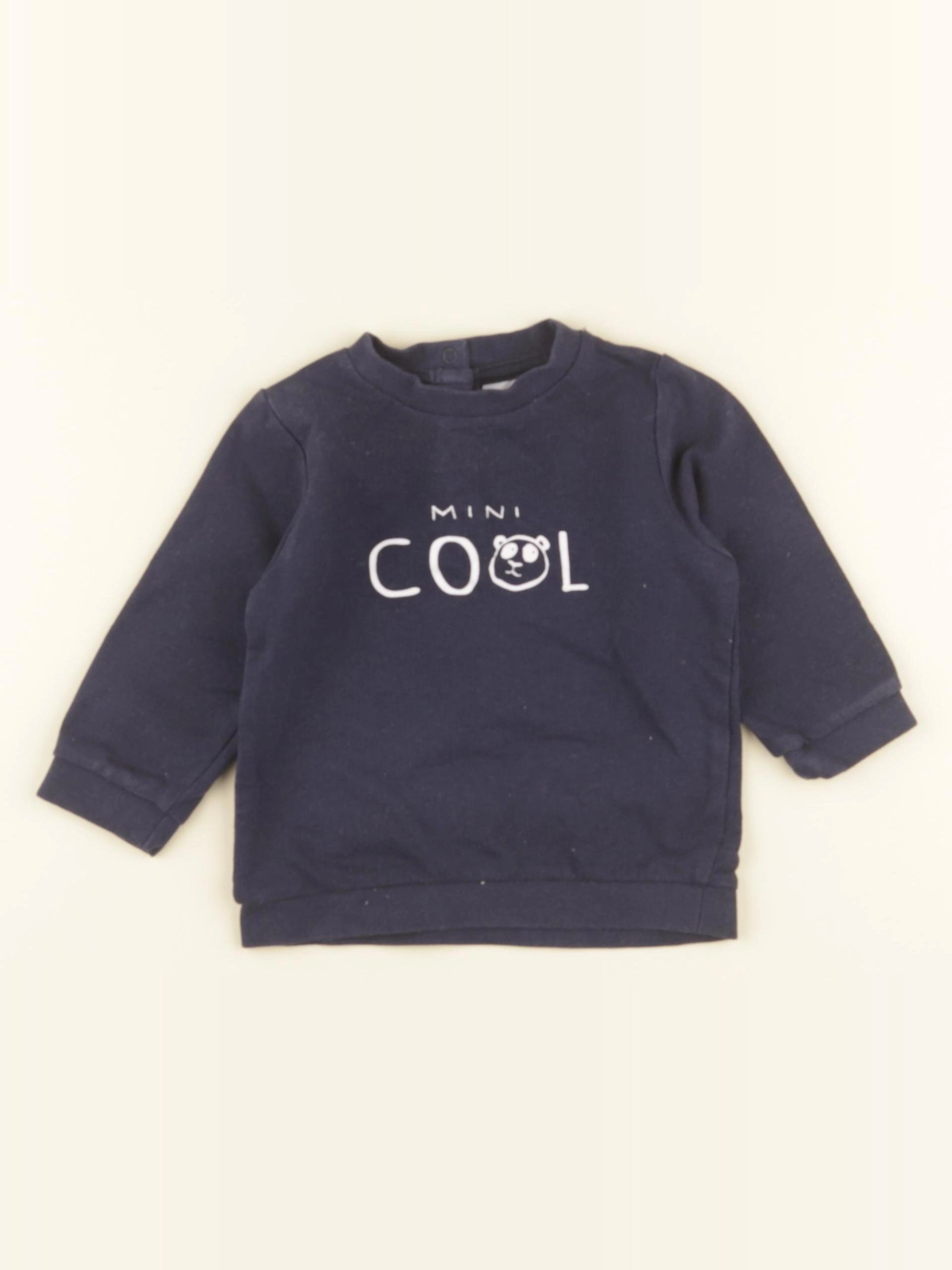 Vertbaudet - tee-shirt bleu - 9 mois