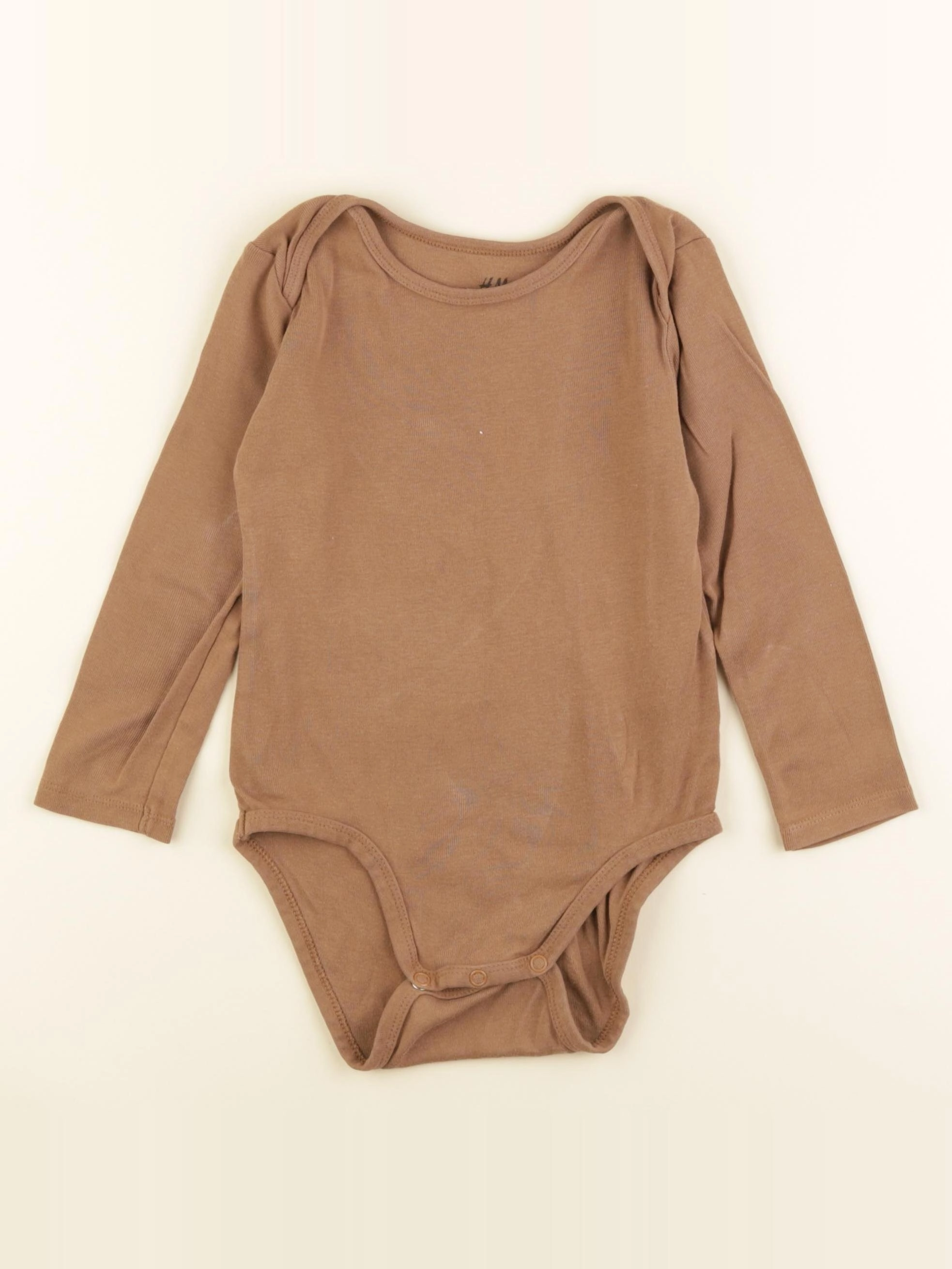 H&M - body marron - 18/24 mois
