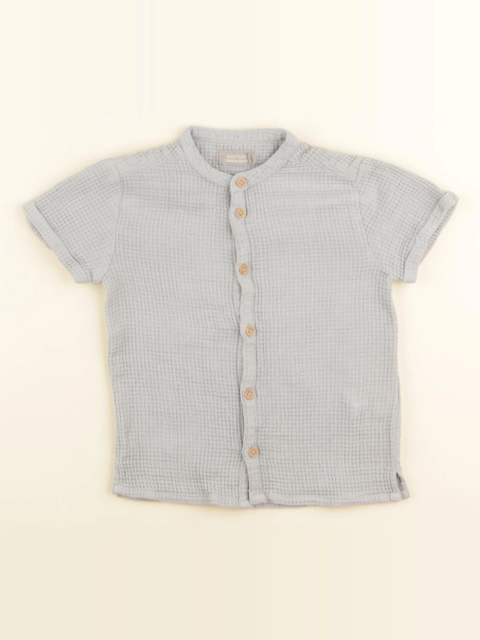 Boutchou - chemise bleu - 36 mois