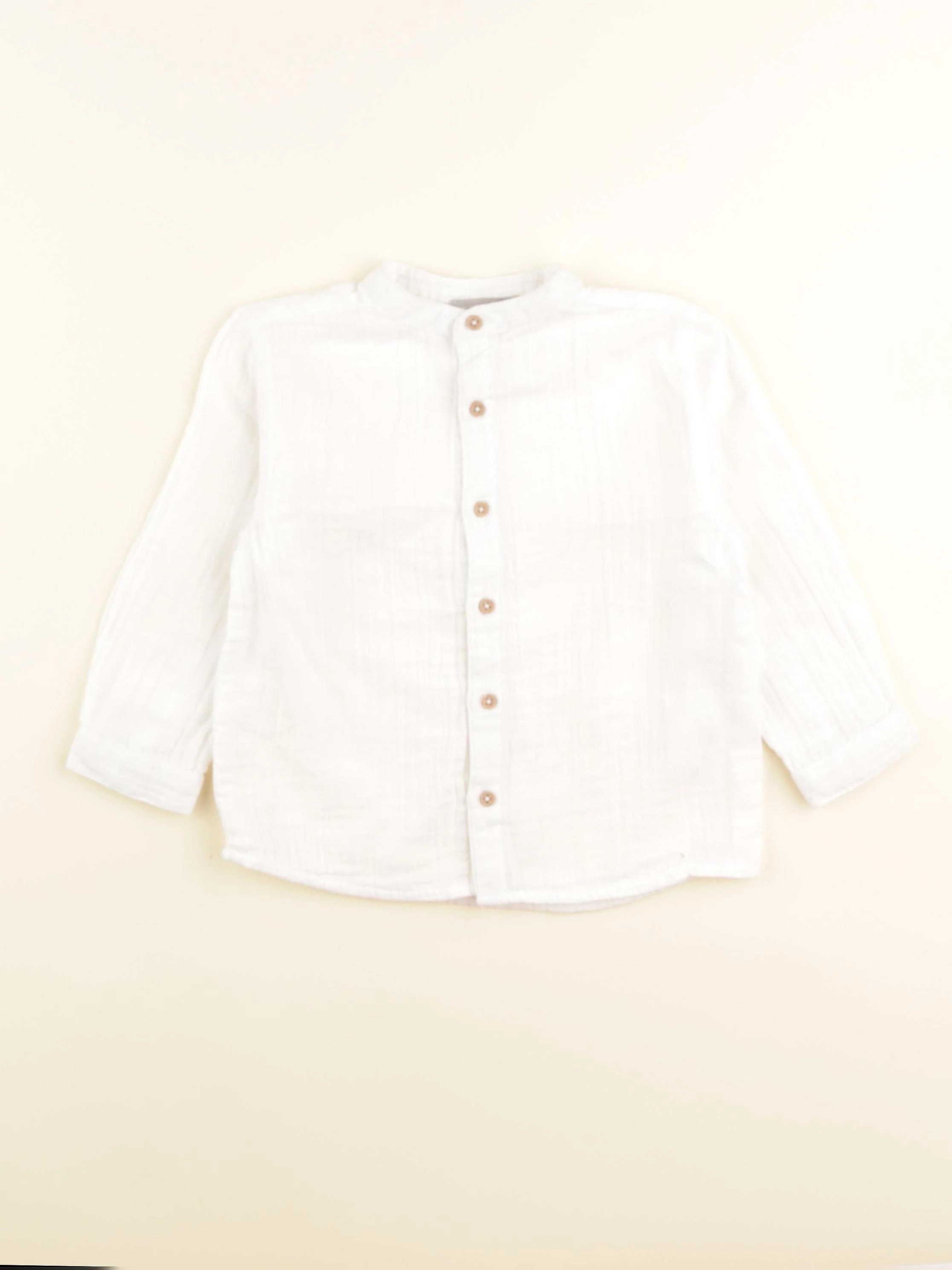 Boutchou - chemise blanc - 24 mois
