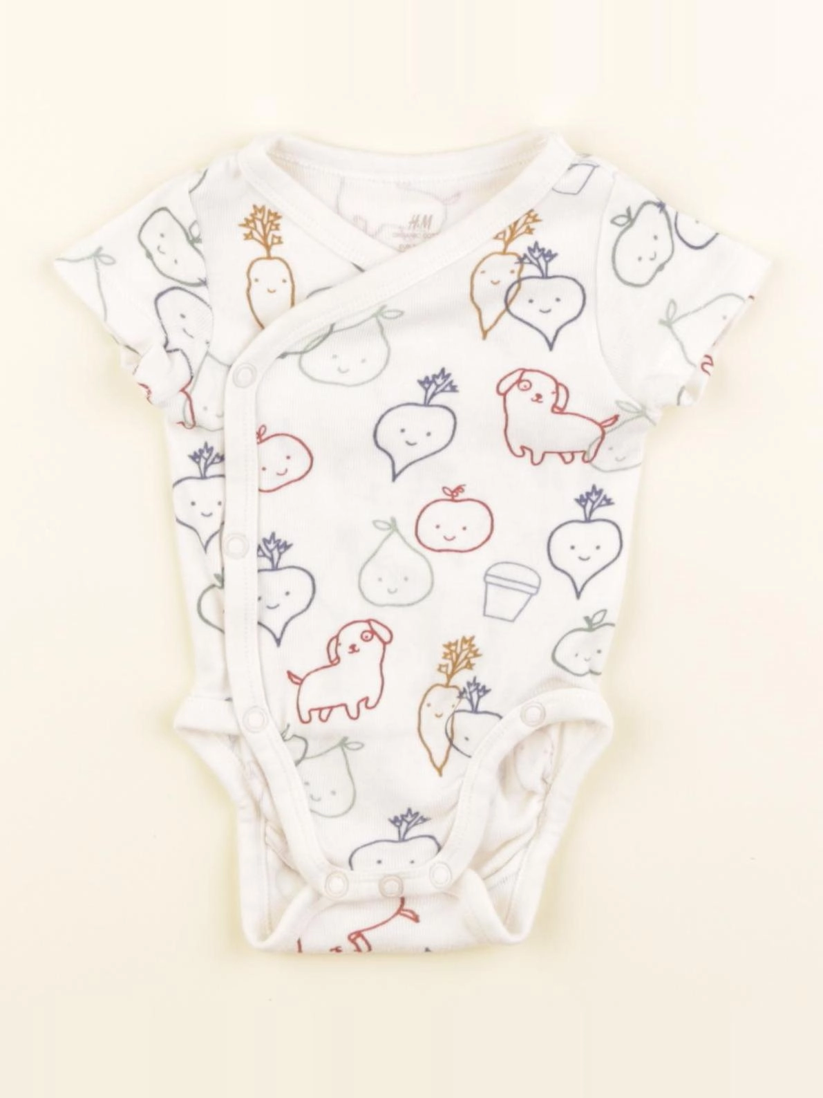 H&M - body blanc - 0/1 mois