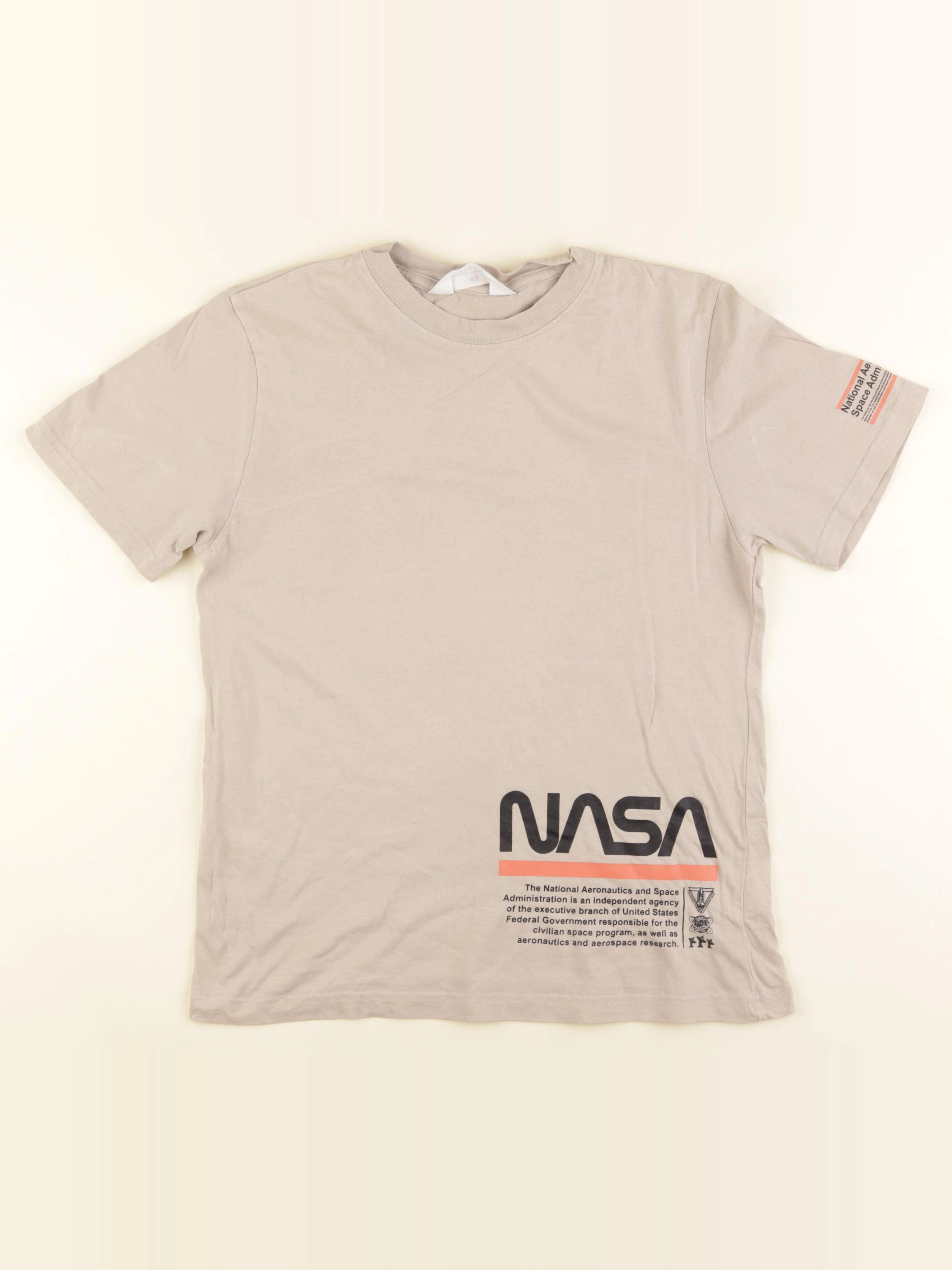 H&M - tee-shirt beige - 10/12 ans