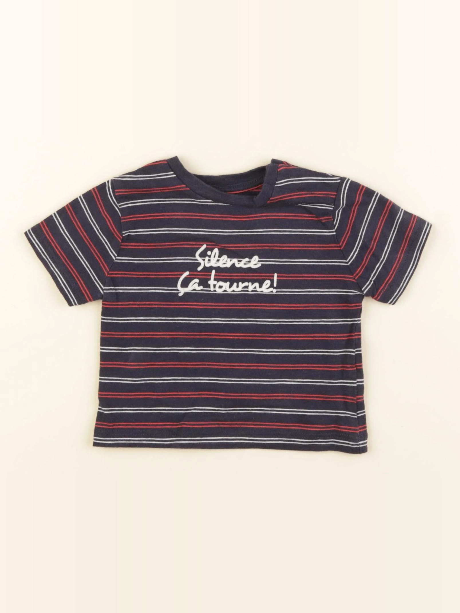 Boutchou - tee-shirt bleu - 6 mois